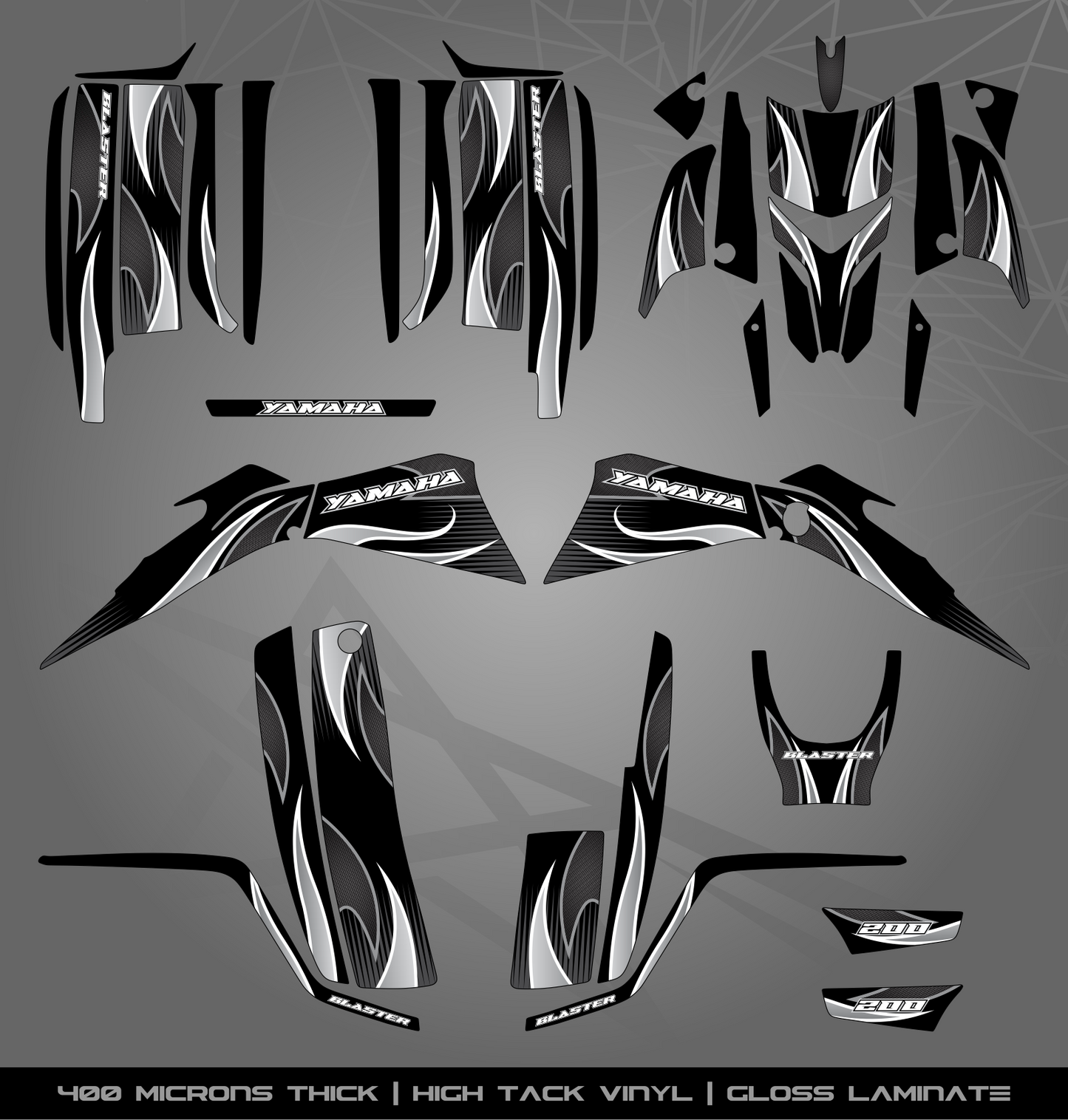 Full Sticker Kit for Yamaha Blaster 200 (2003-2006)