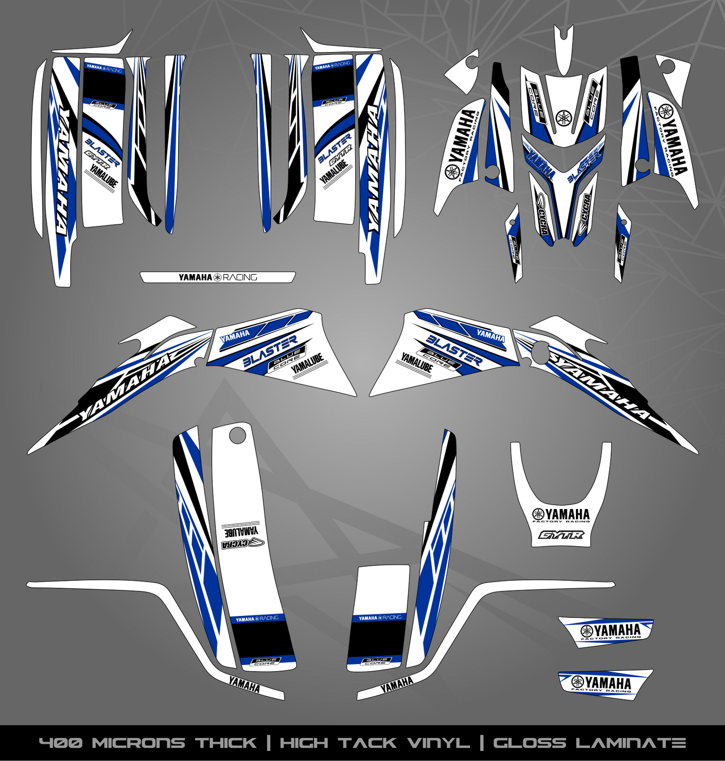 Full Sticker Kit for Yamaha Blaster 200 (2003-2006)