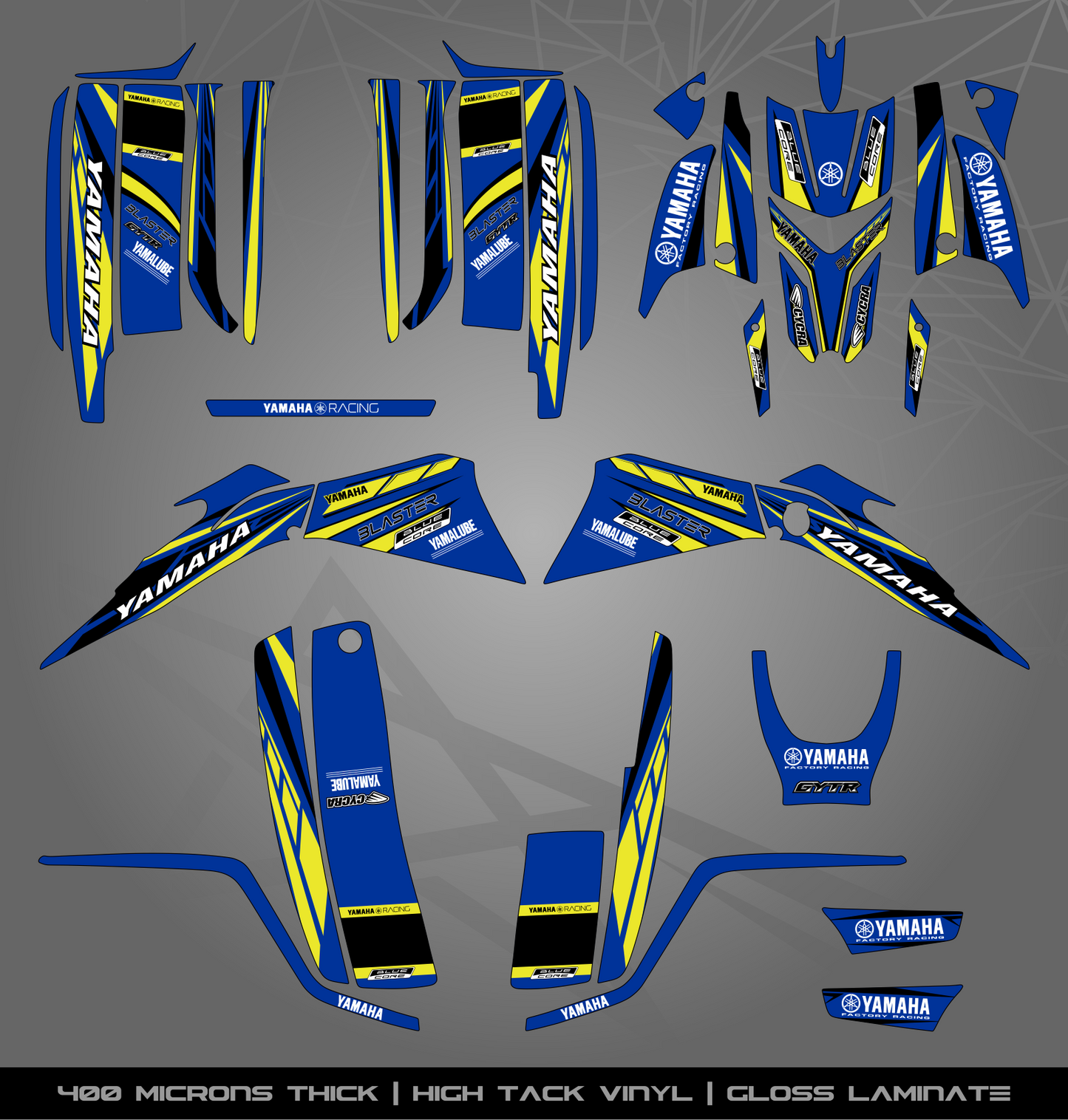 Full Sticker Kit for Yamaha Blaster 200 (2003-2006)