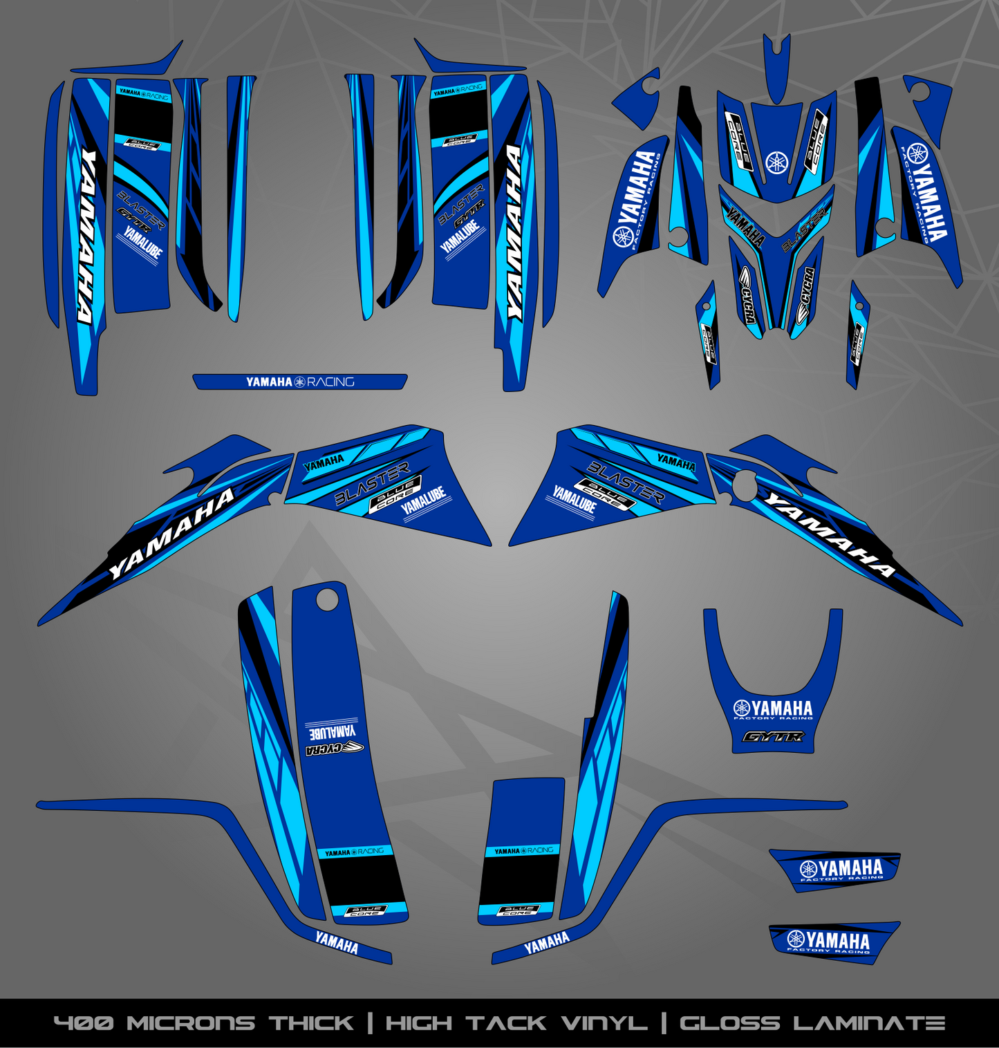 Full Sticker Kit for Yamaha Blaster 200 (2003-2006)