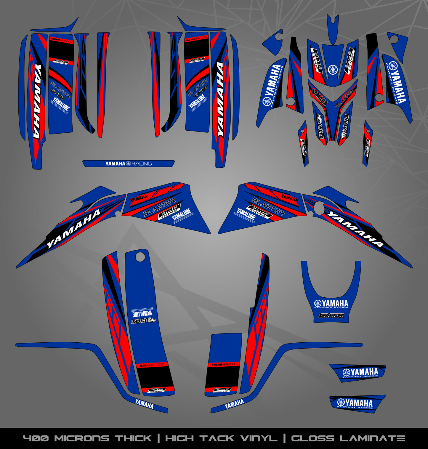 Full Sticker Kit for Yamaha Blaster 200 (2003-2006)