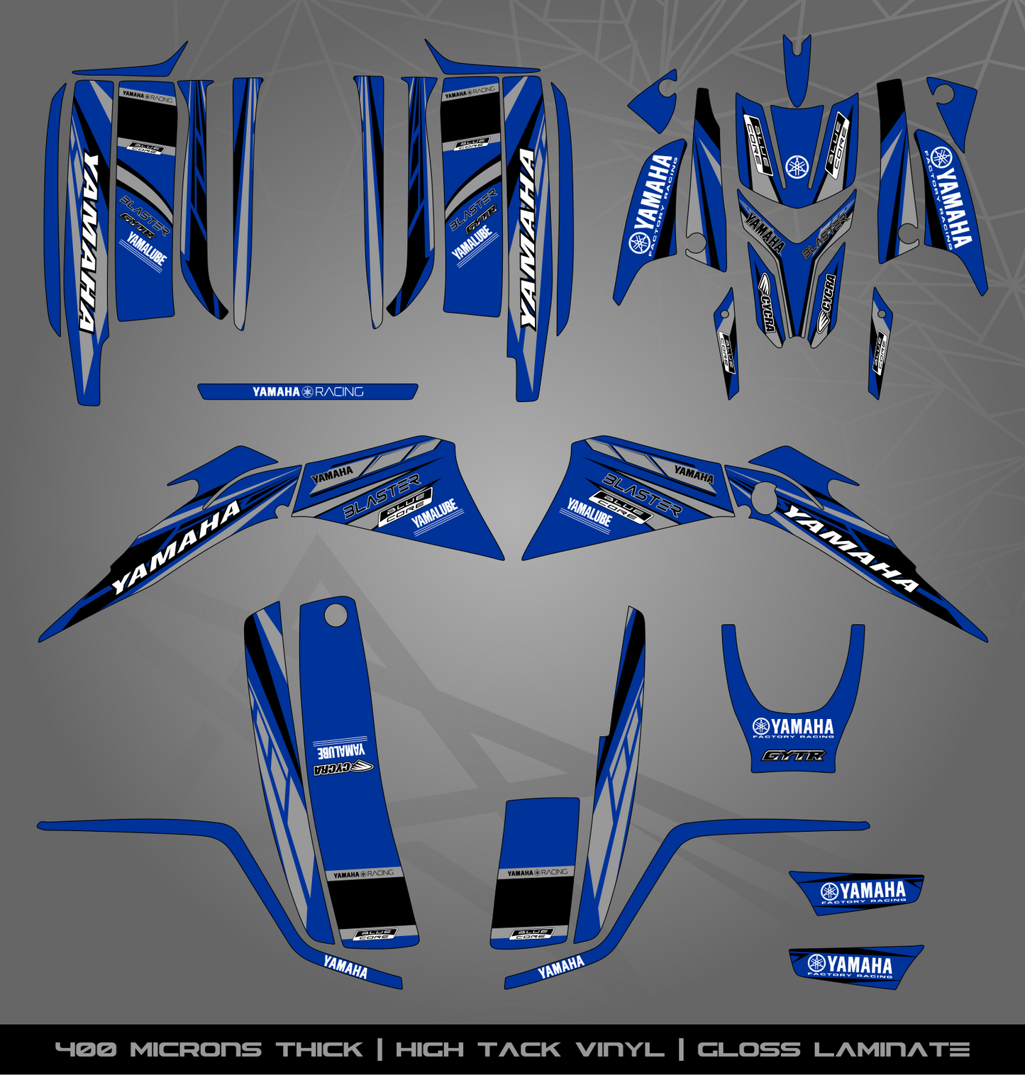 Full Sticker Kit for Yamaha Blaster 200 (2003-2006)