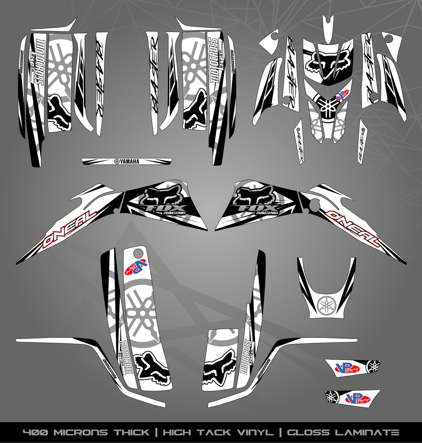 Full Sticker Kit for Yamaha Blaster 200 (2003-2006)