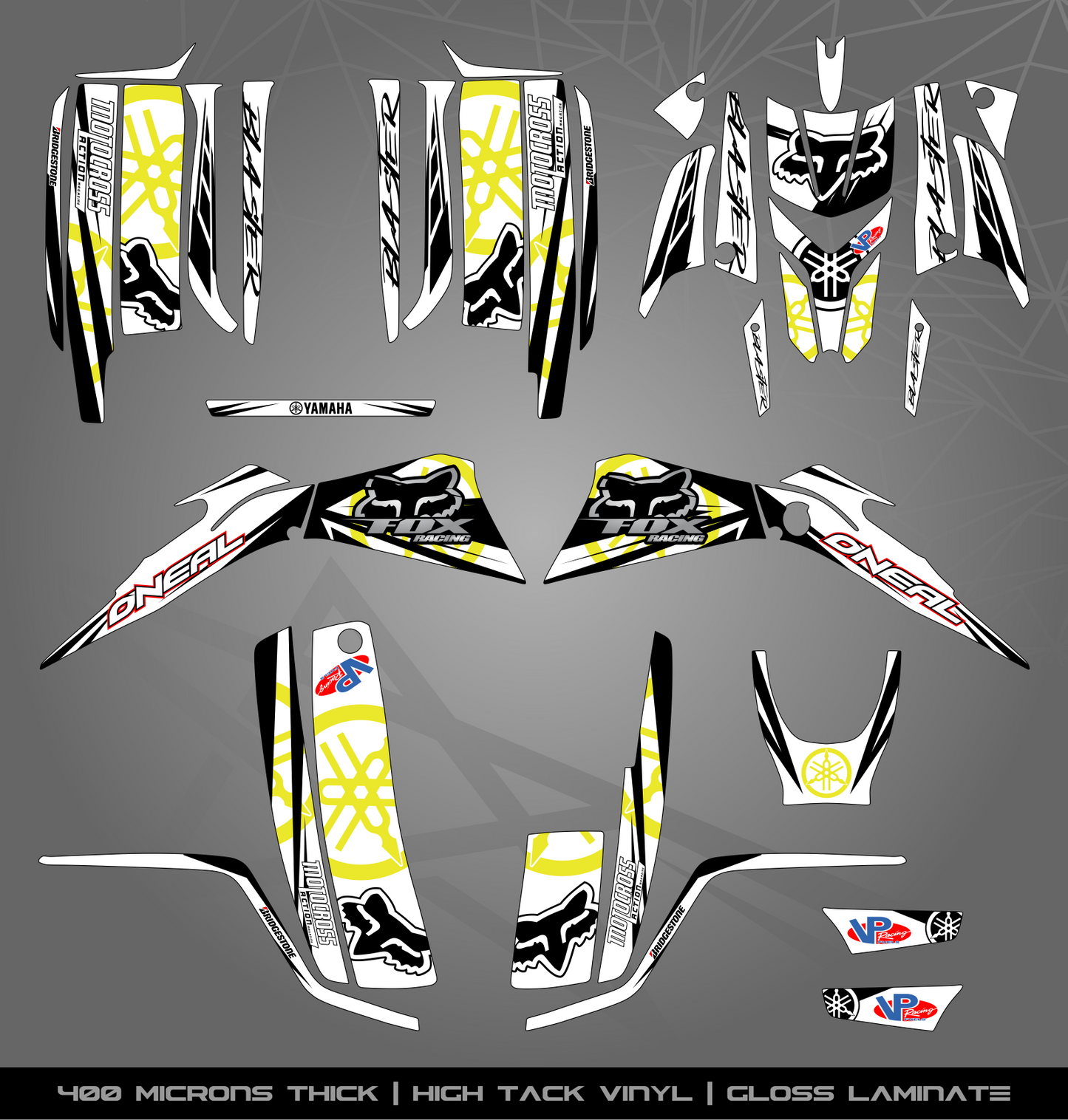 Full Sticker Kit for Yamaha Blaster 200 (2003-2006)