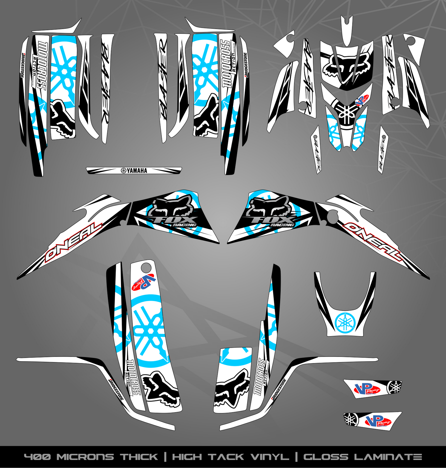 Full Sticker Kit for Yamaha Blaster 200 (2003-2006)