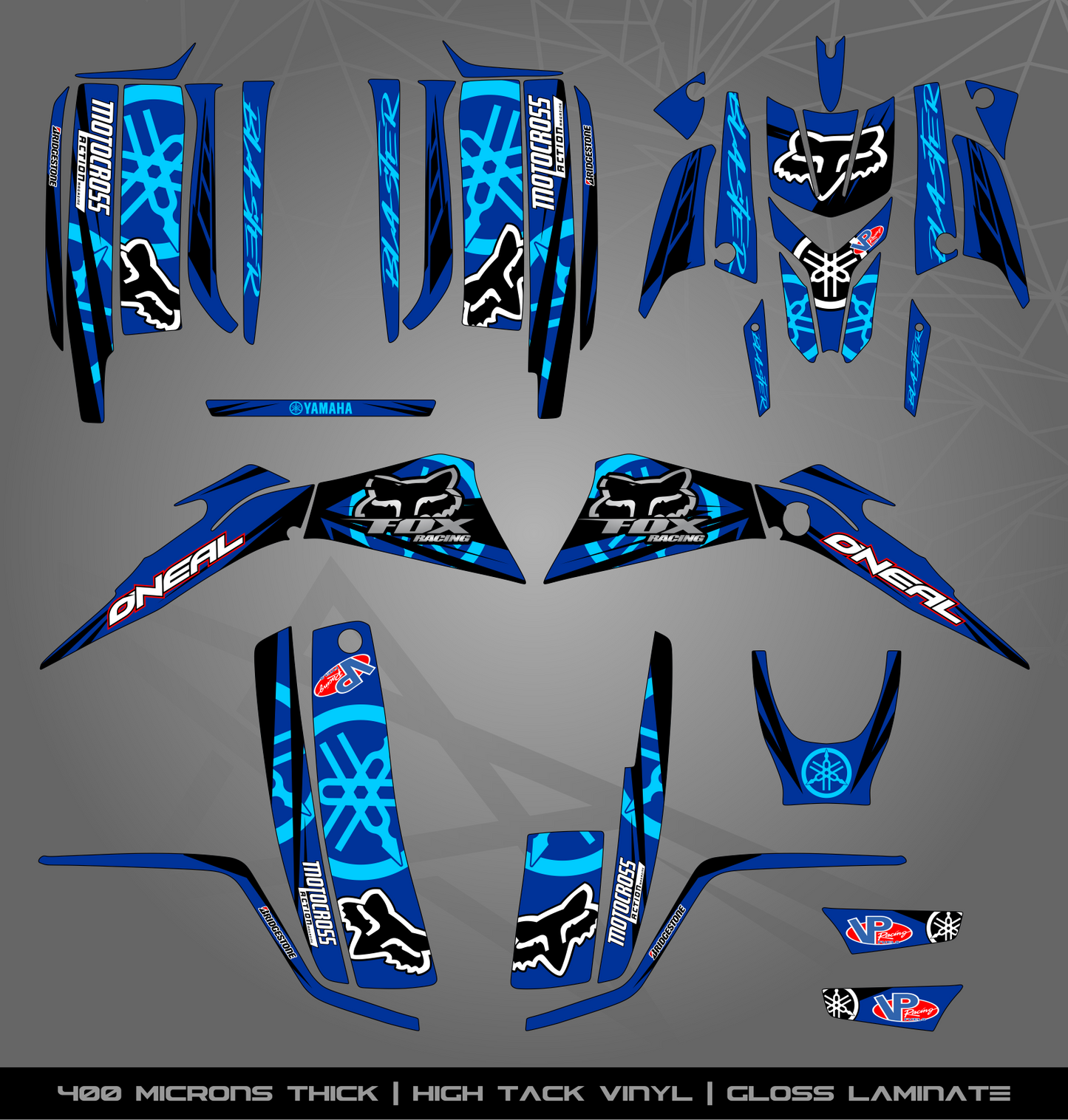 Full Sticker Kit for Yamaha Blaster 200 (2003-2006)