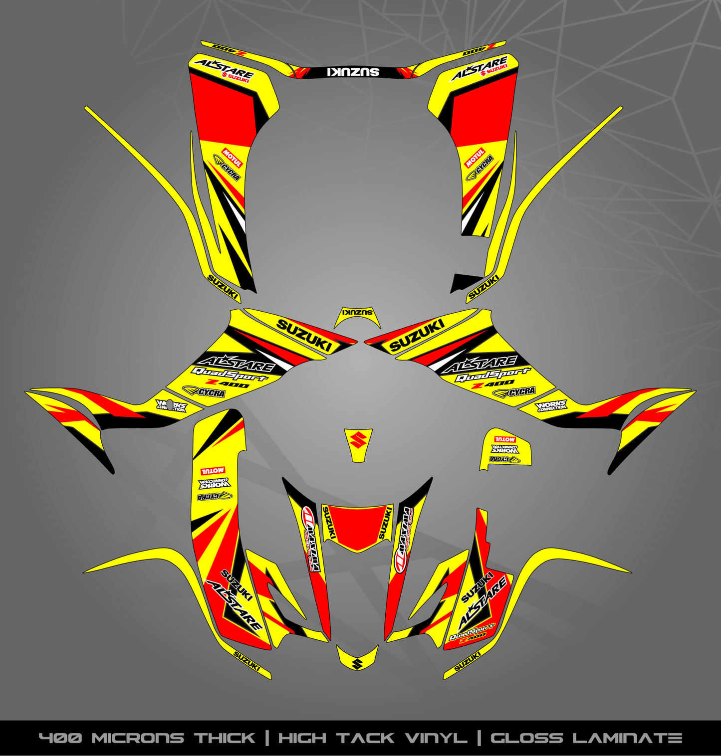 Full Sticker Kit for Suzuki LTZ 400 (2003-2008)