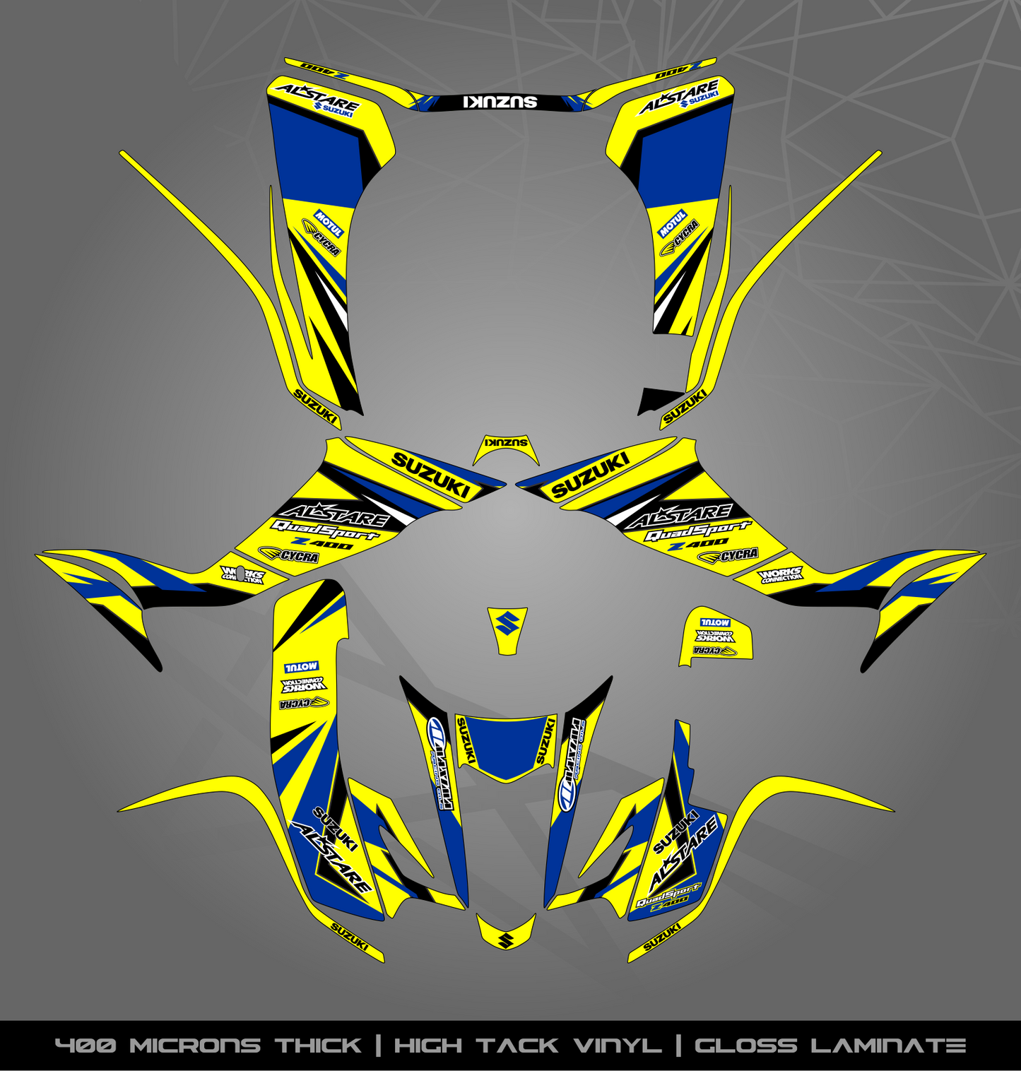 Full Sticker Kit for Suzuki LTZ 400 (2003-2008)