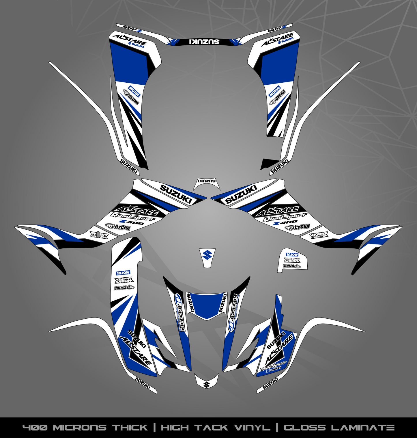 Full Sticker Kit for Suzuki LTZ 400 (2003-2008)