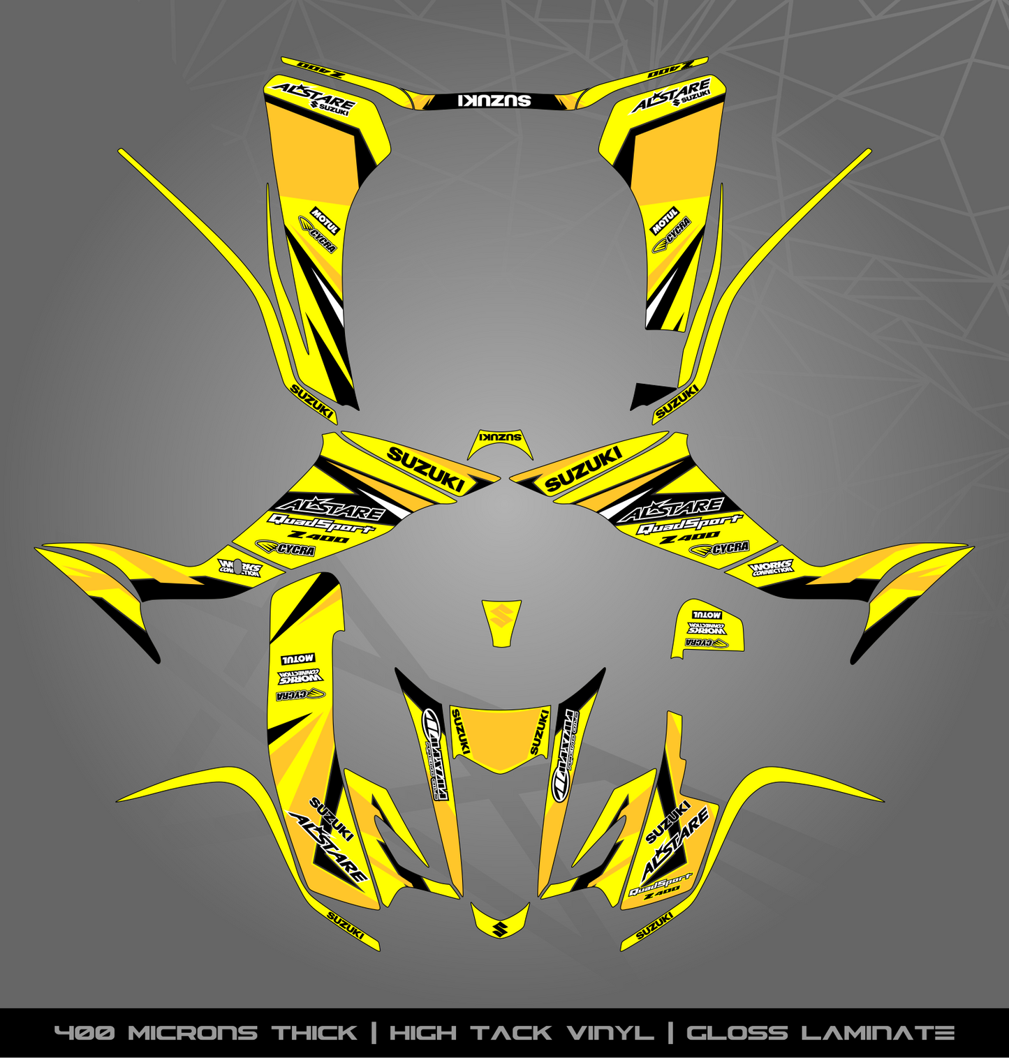 Full Sticker Kit for Suzuki LTZ 400 (2003-2008)