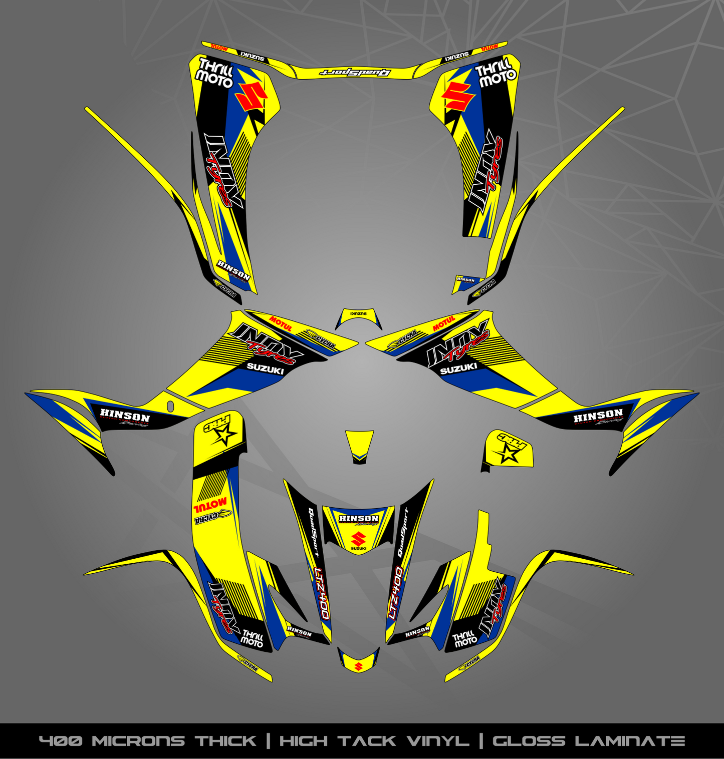 Full Sticker Kit for Suzuki LTZ 400 (2003-2008)