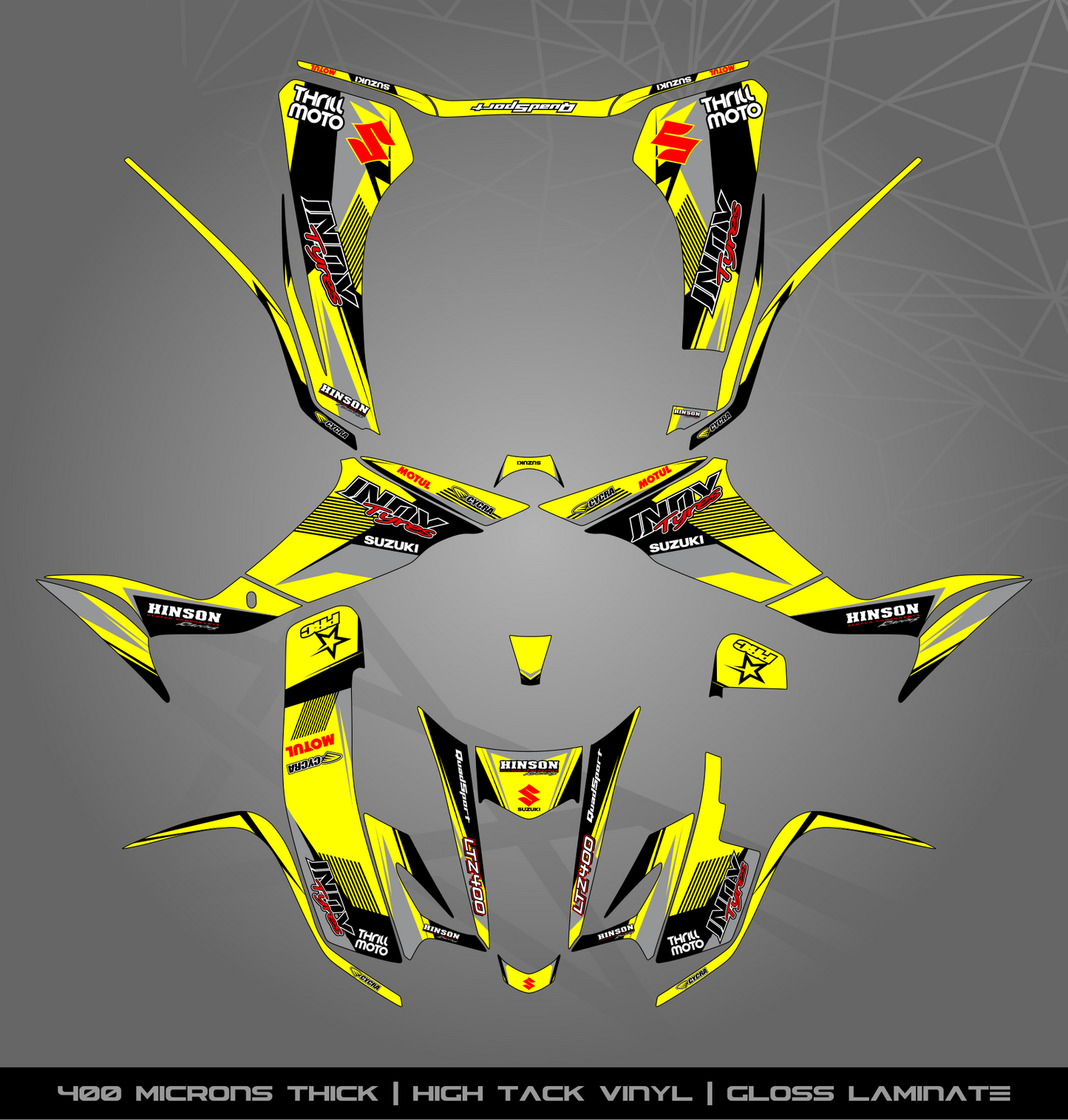 Full Sticker Kit for Suzuki LTZ 400 (2003-2008)