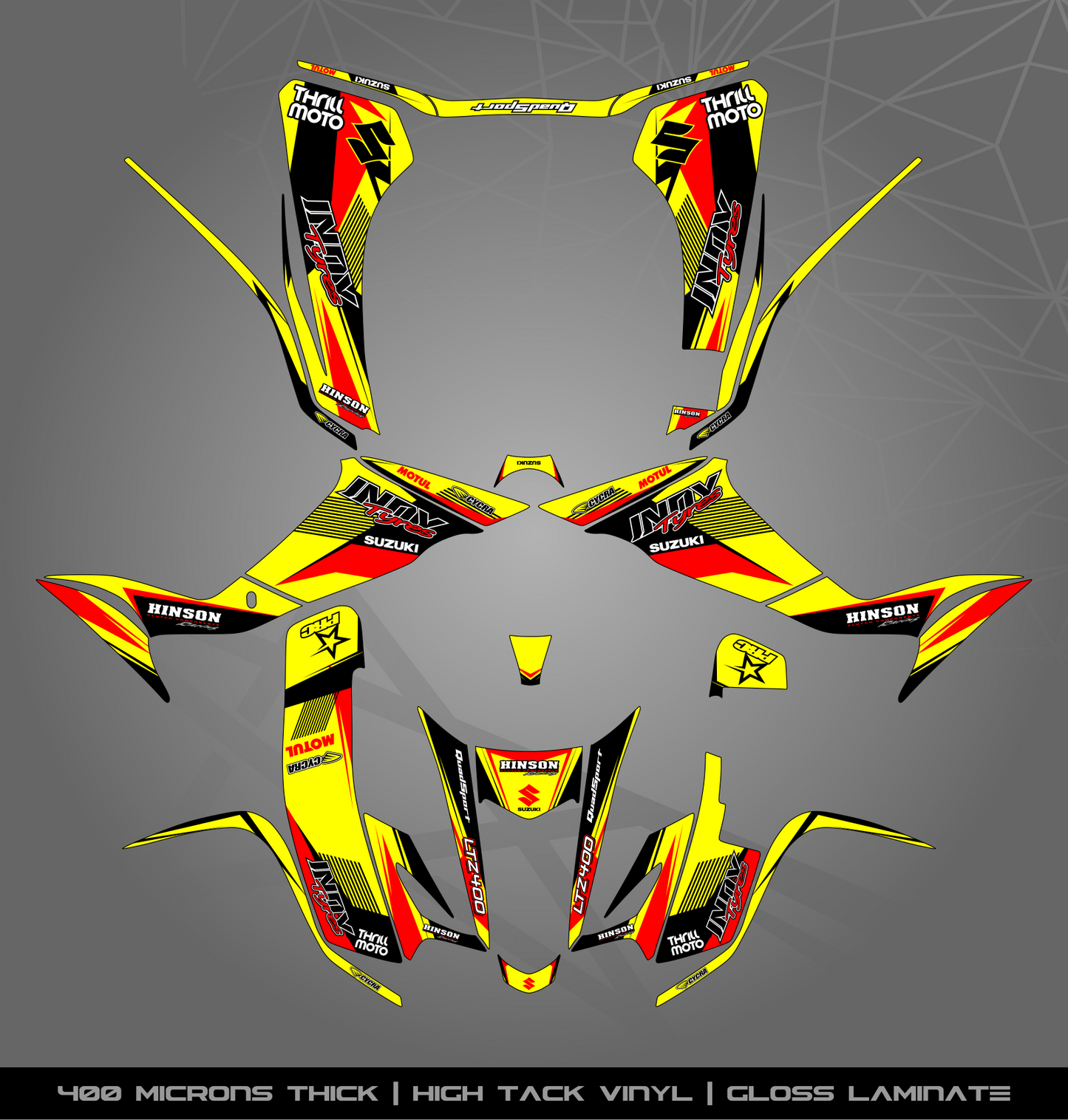 Full Sticker Kit for Suzuki LTZ 400 (2003-2008)