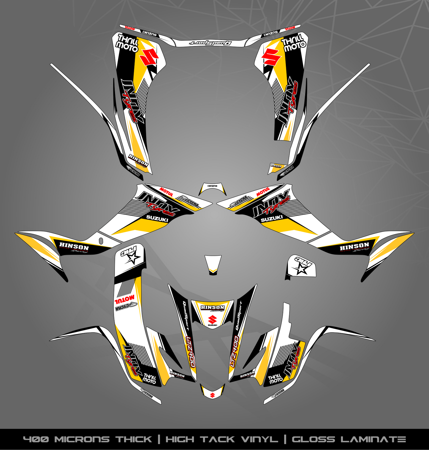 Full Sticker Kit for Suzuki LTZ 400 (2003-2008)