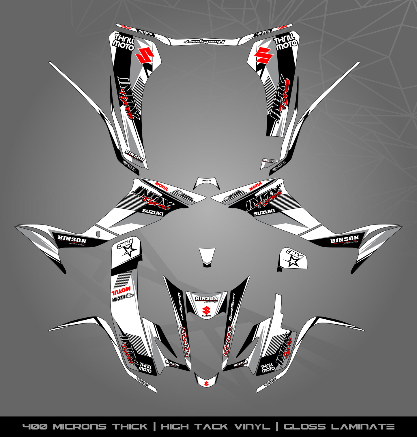 Full Sticker Kit for Suzuki LTZ 400 (2003-2008)