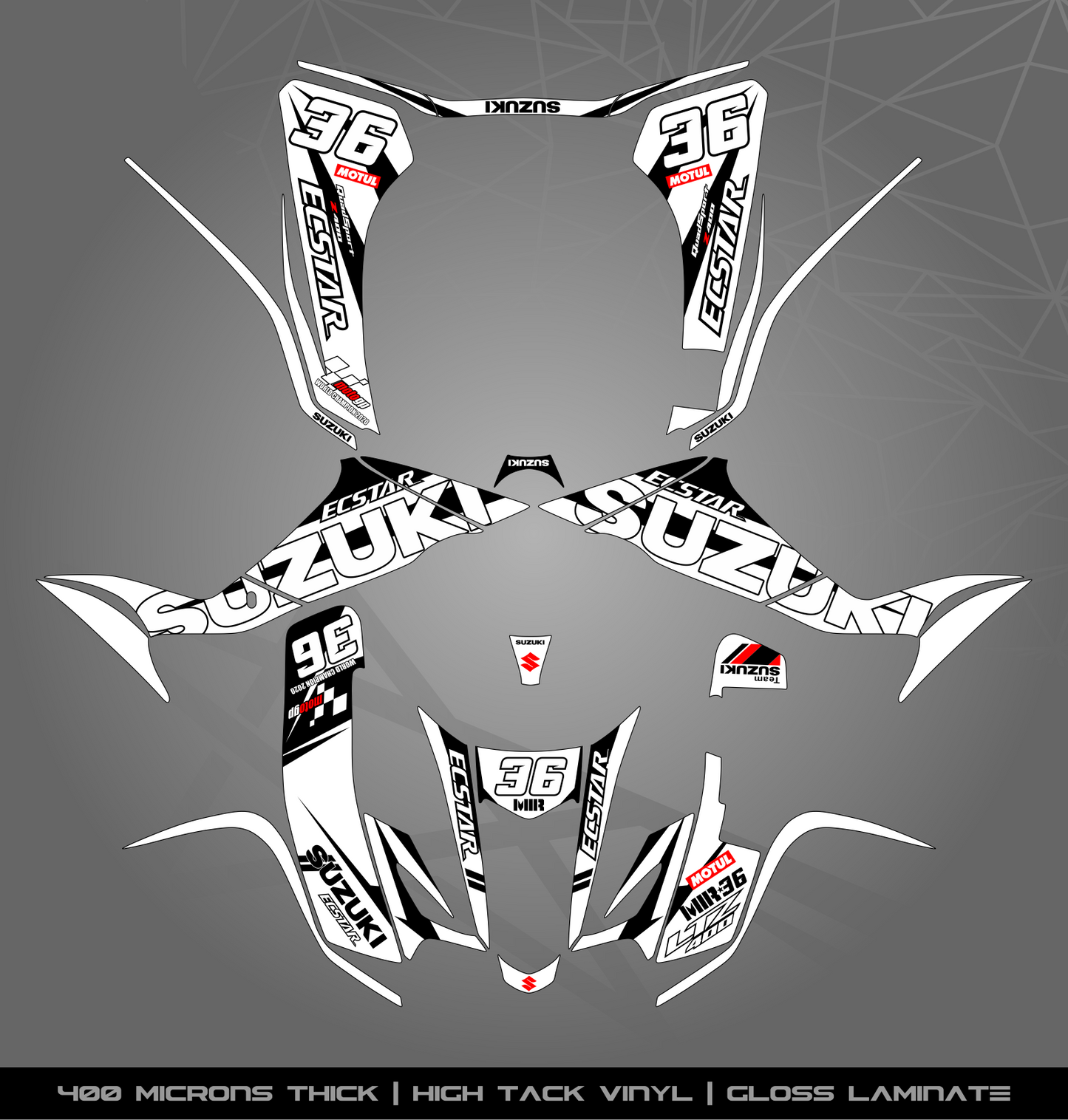 Full Sticker Kit for Suzuki LTZ 400 (2003-2008)