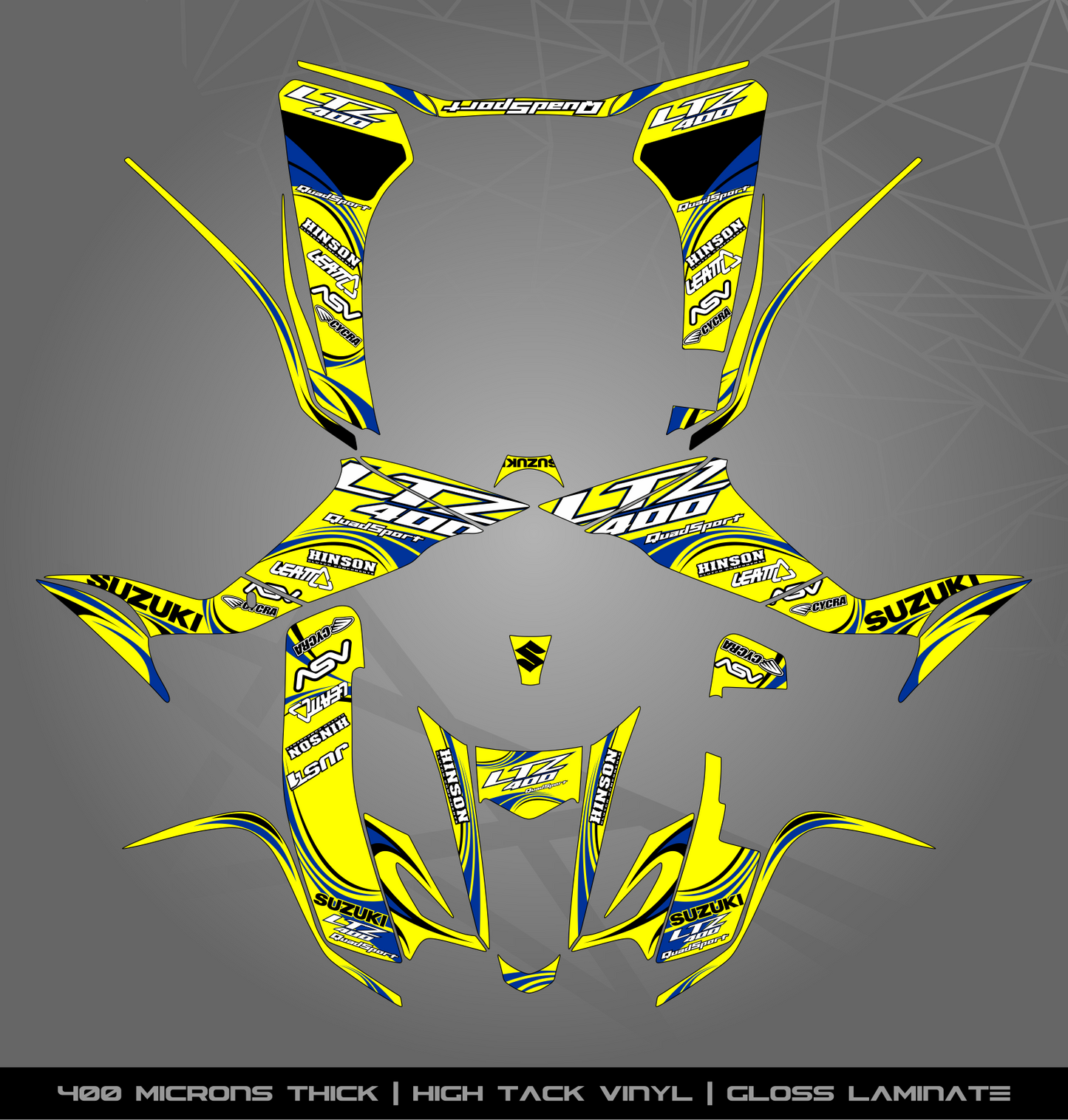 Full Sticker Kit for Suzuki LTZ 400 (2003-2008)