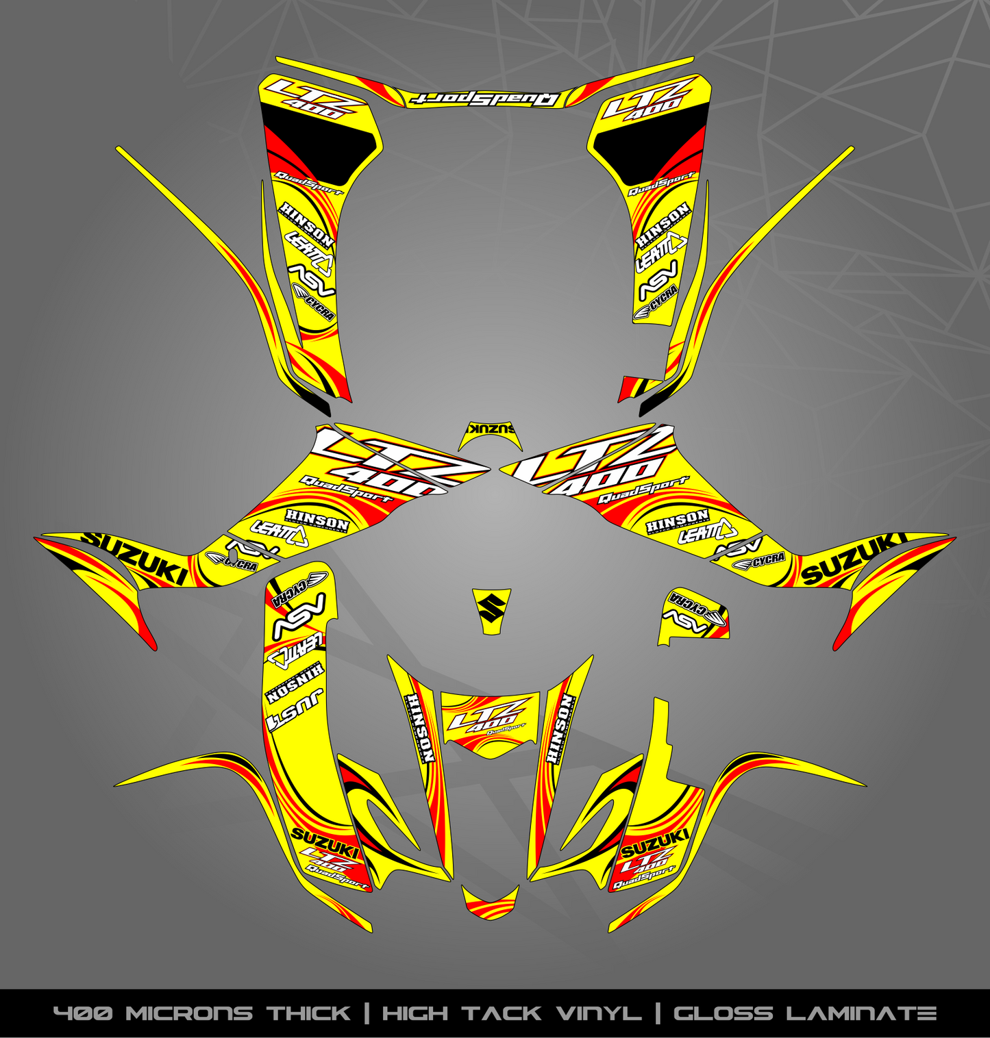 Full Sticker Kit for Suzuki LTZ 400 (2003-2008)
