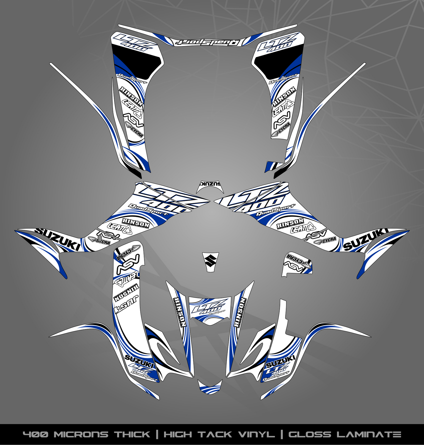 Full Sticker Kit for Suzuki LTZ 400 (2003-2008)