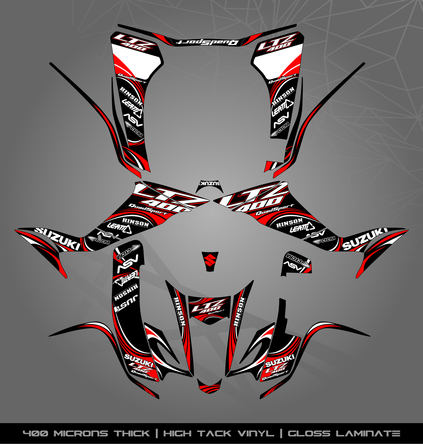 Full Sticker Kit for Suzuki LTZ 400 (2003-2008)