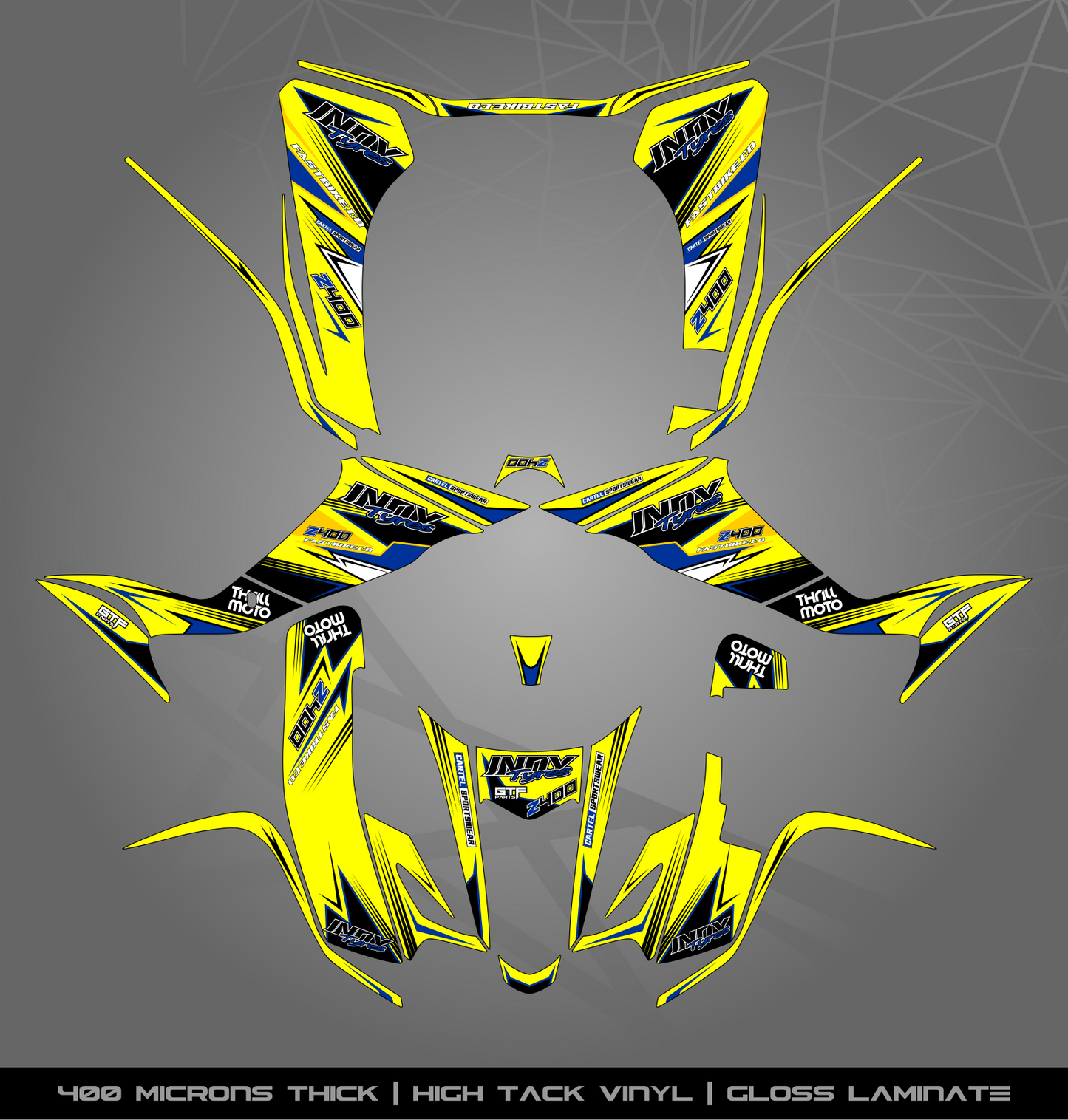 Full Sticker Kit for Suzuki LTZ 400 (2003-2008)