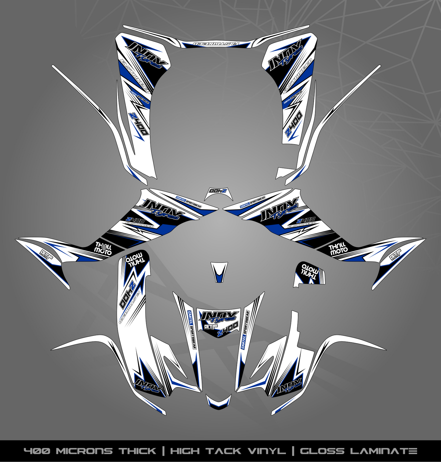 Full Sticker Kit for Suzuki LTZ 400 (2003-2008)