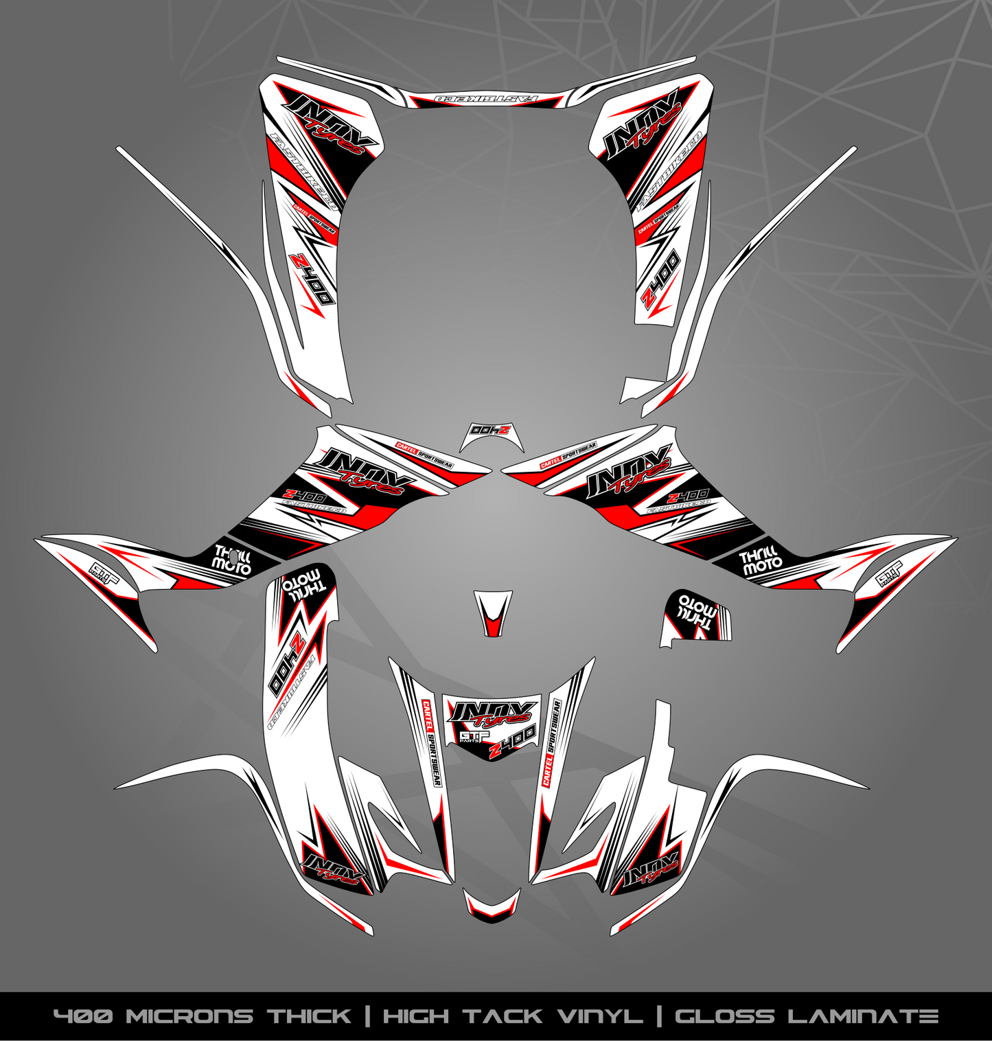 Full Sticker Kit for Suzuki LTZ 400 (2003-2008)