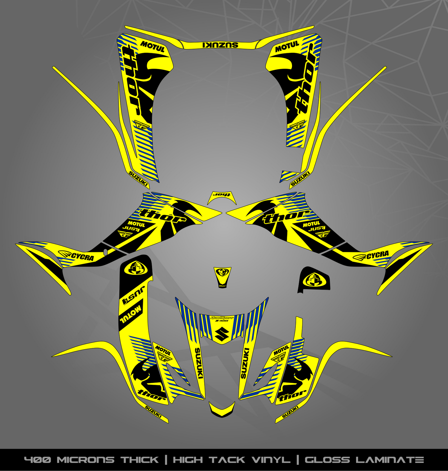 Full Sticker Kit for Suzuki LTZ 400 (2003-2008)
