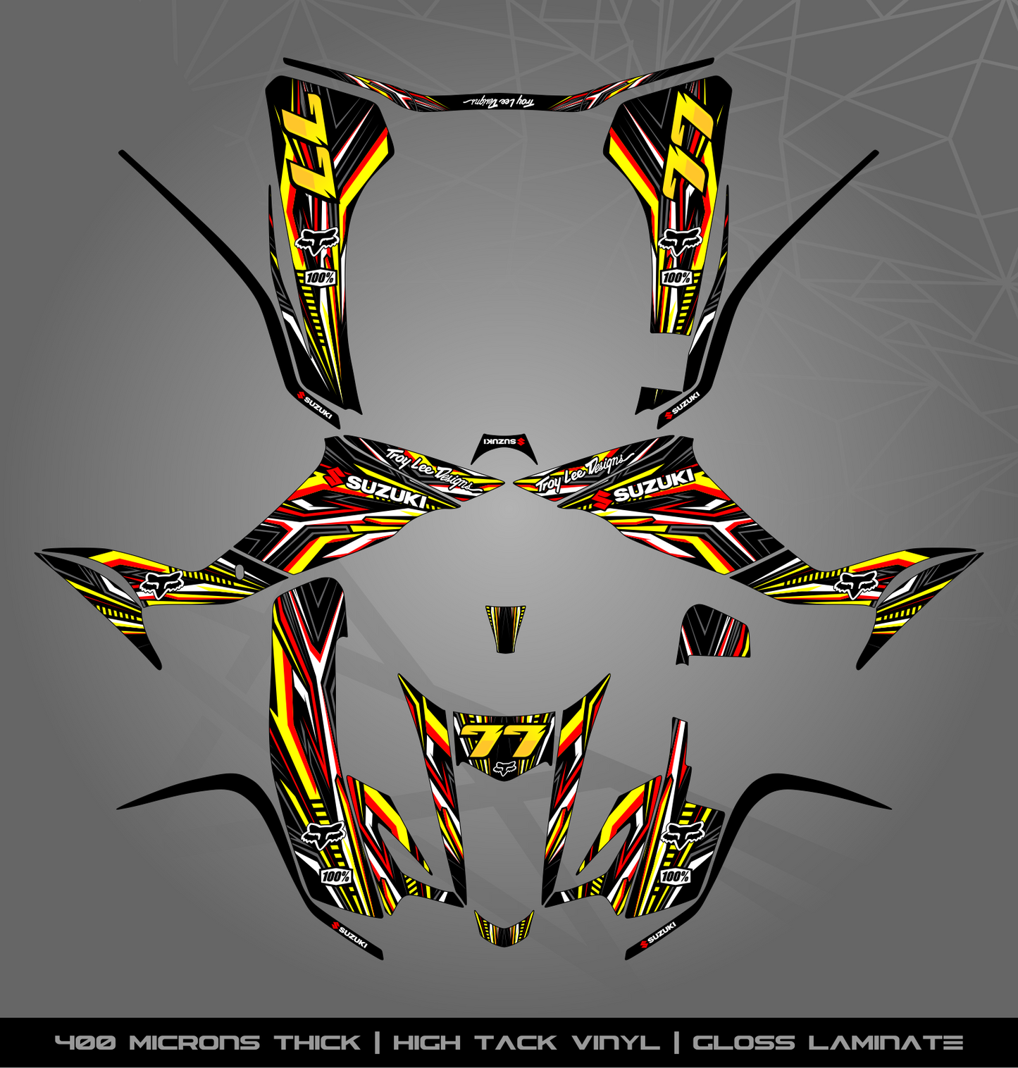 Full Sticker Kit for Suzuki LTZ 400 (2003-2008)