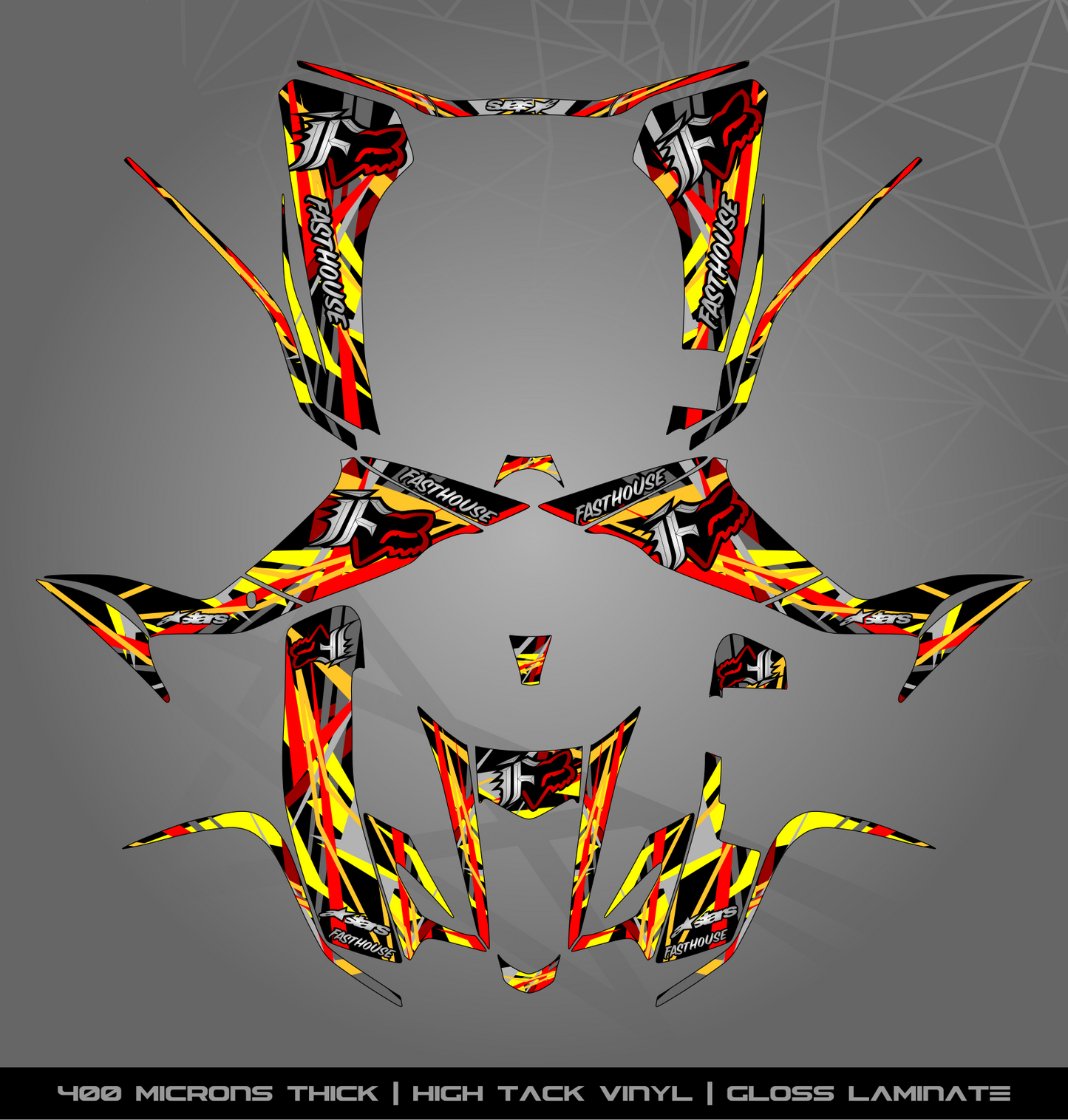 Full Sticker Kit for Suzuki LTZ 400 (2003-2008)