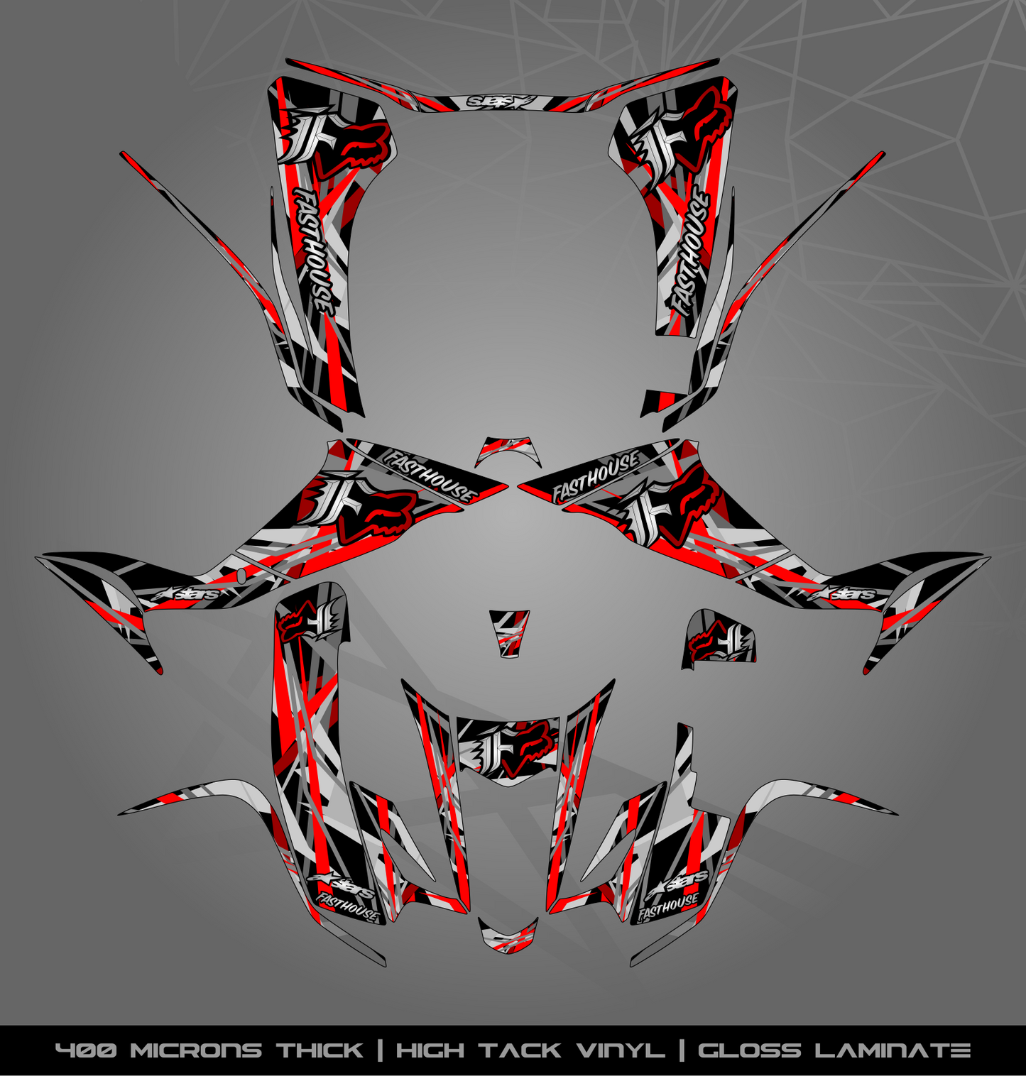 Full Sticker Kit for Suzuki LTZ 400 (2003-2008)