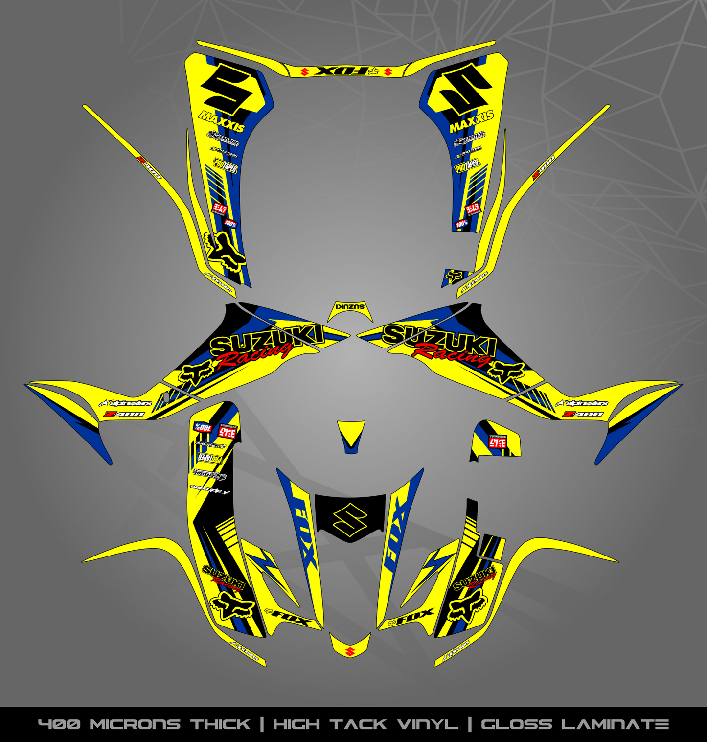 Full Sticker Kit for Suzuki LTZ 400 (2003-2008)