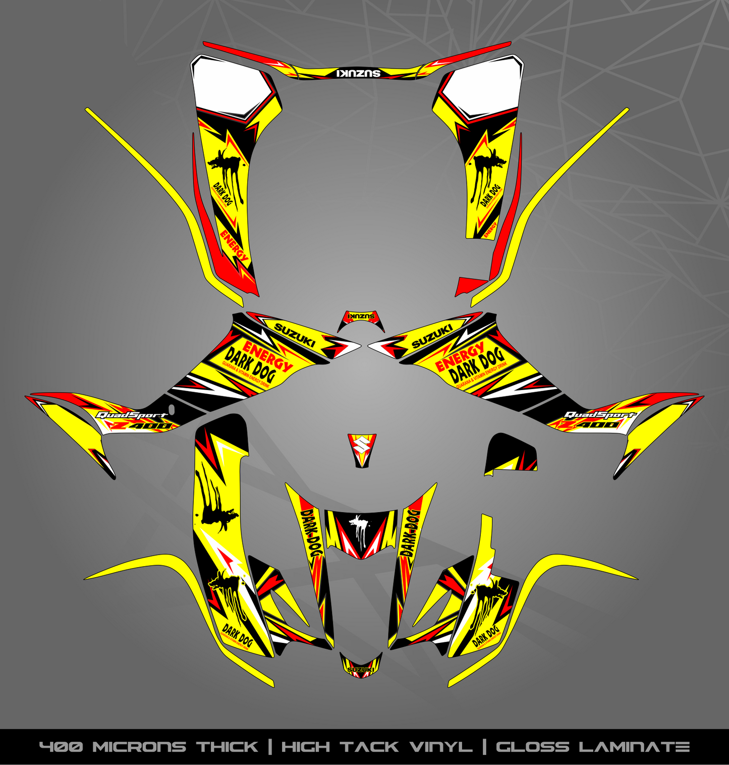 Full Sticker Kit for Suzuki LTZ 400 (2003-2008)