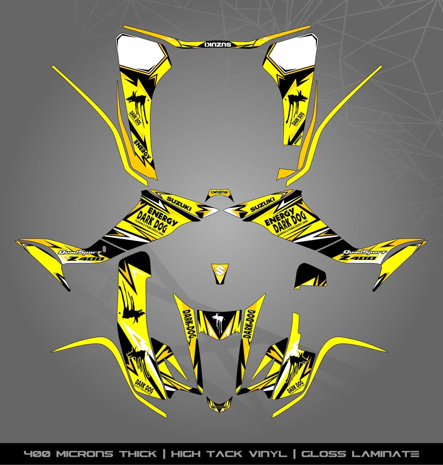 Full Sticker Kit for Suzuki LTZ 400 (2003-2008)