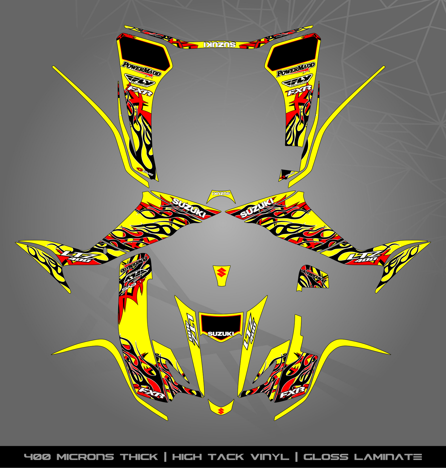 Full Sticker Kit for Suzuki LTZ 400 (2003-2008)