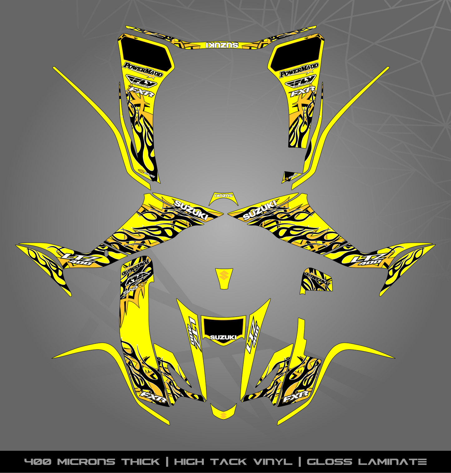 Full Sticker Kit for Suzuki LTZ 400 (2003-2008)