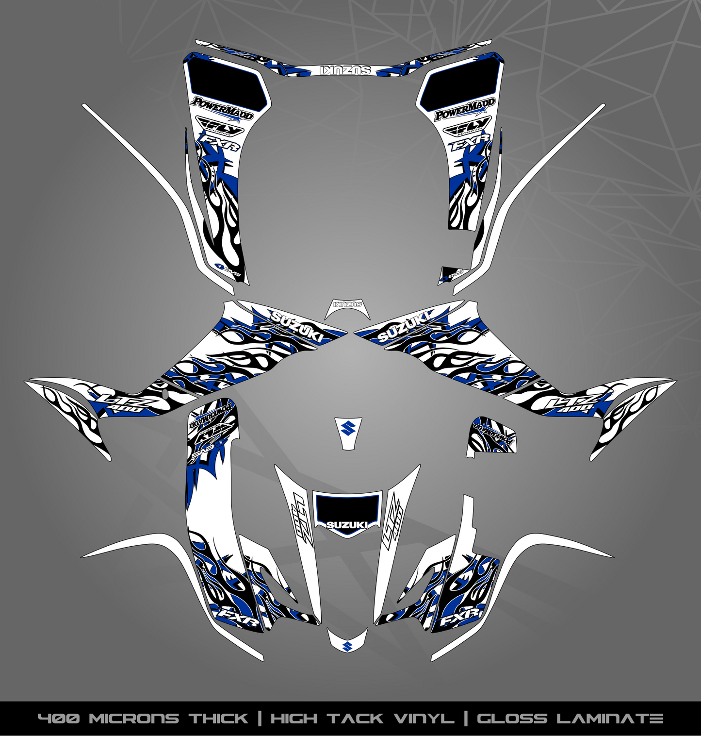 Full Sticker Kit for Suzuki LTZ 400 (2003-2008)