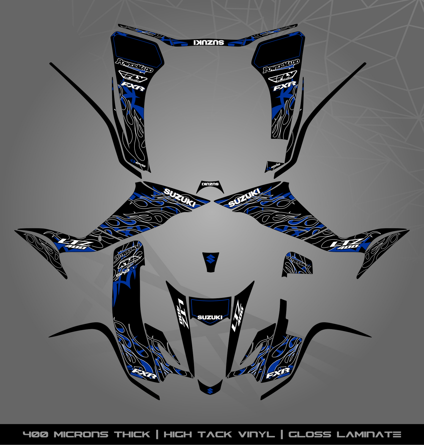 Full Sticker Kit for Suzuki LTZ 400 (2003-2008)
