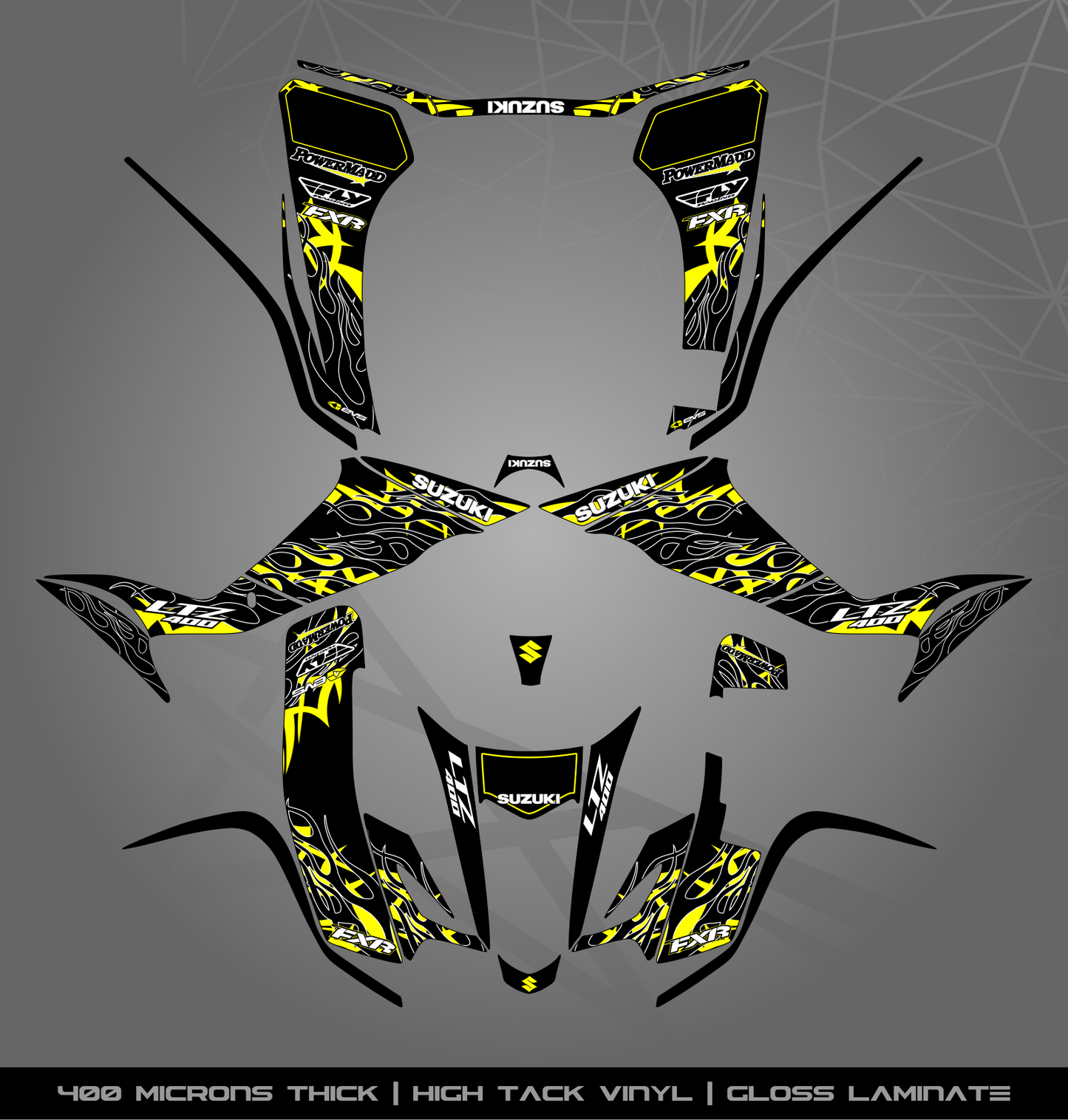 Full Sticker Kit for Suzuki LTZ 400 (2003-2008)
