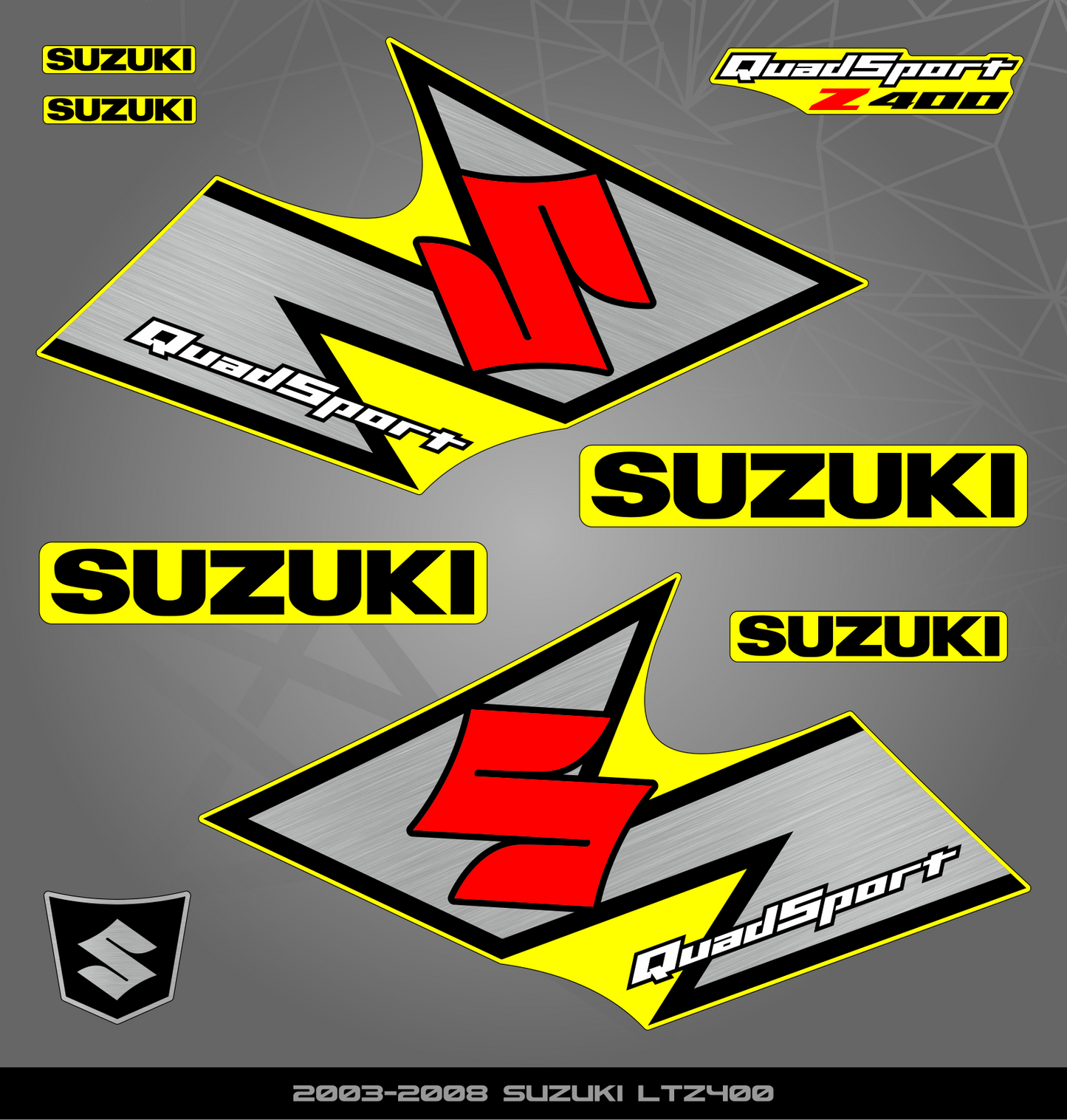Partial Sticker Kit for Suzuki LTZ 400 (2003-2008)