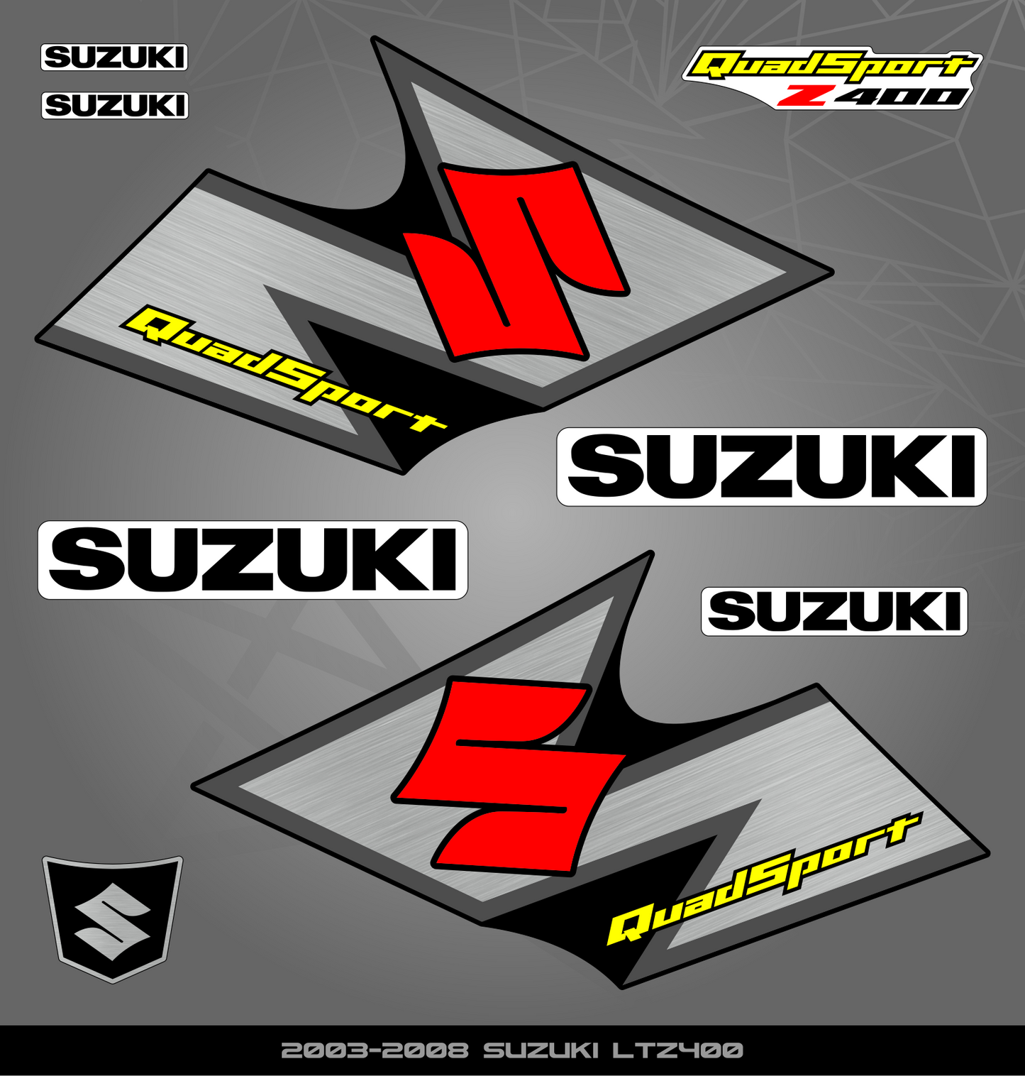 Partial Sticker Kit for Suzuki LTZ 400 (2003-2008)