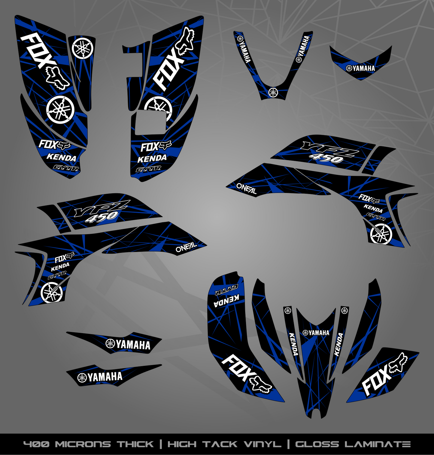 Full Sticker Kit for Yamaha YFZ 450 (2003-2008)