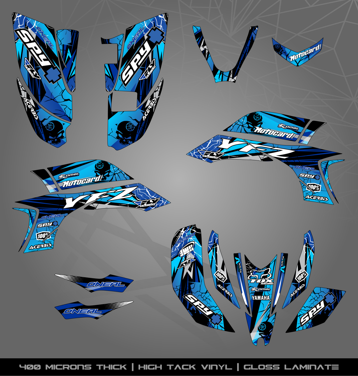 Full Sticker Kit for Yamaha YFZ 450 (2003-2008)