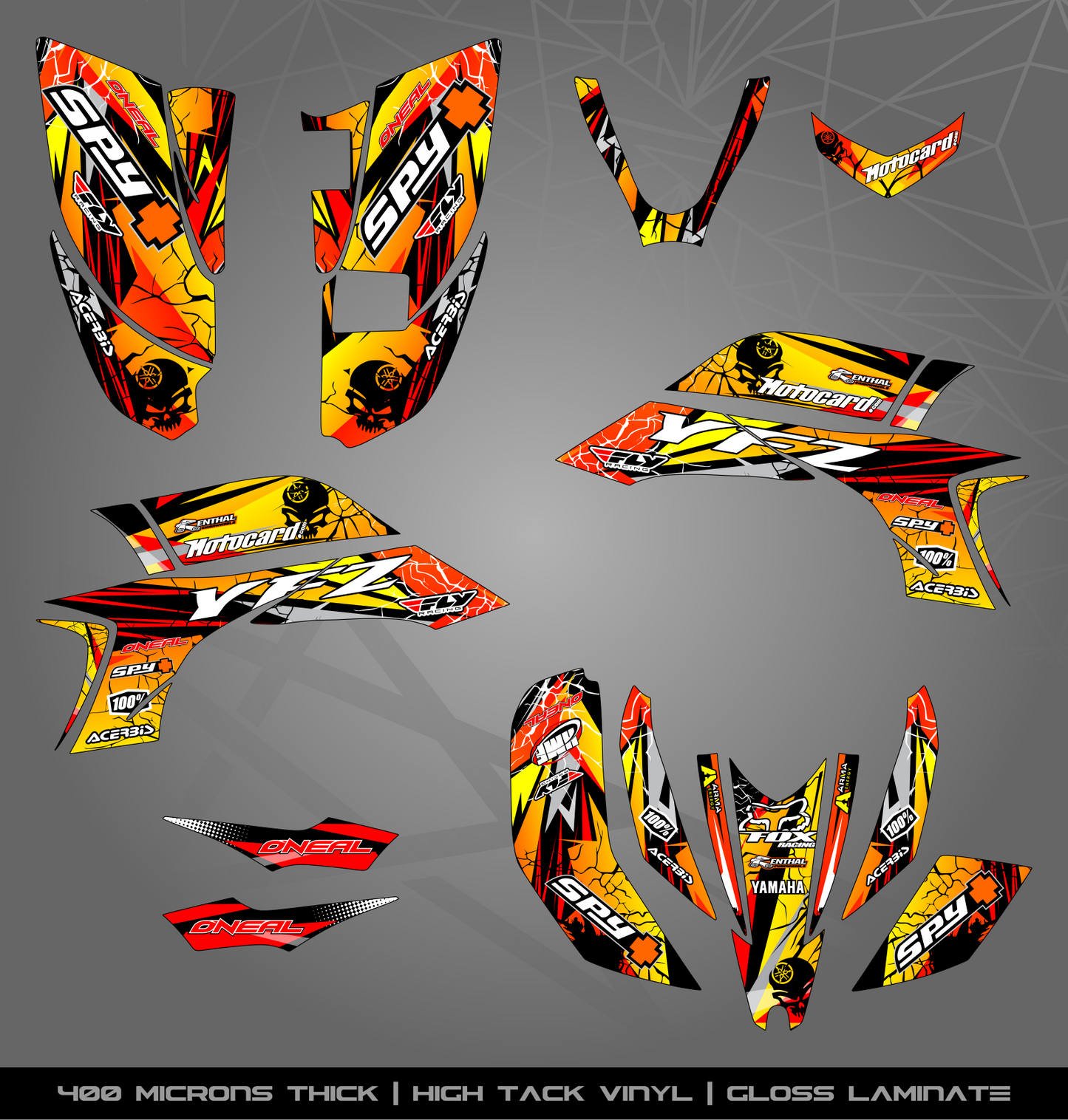 Full Sticker Kit for Yamaha YFZ 450 (2003-2008)