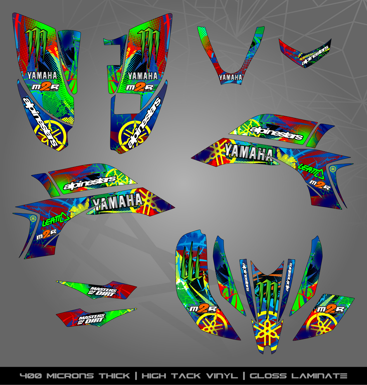 Full Sticker Kit for Yamaha YFZ 450 (2003-2008)