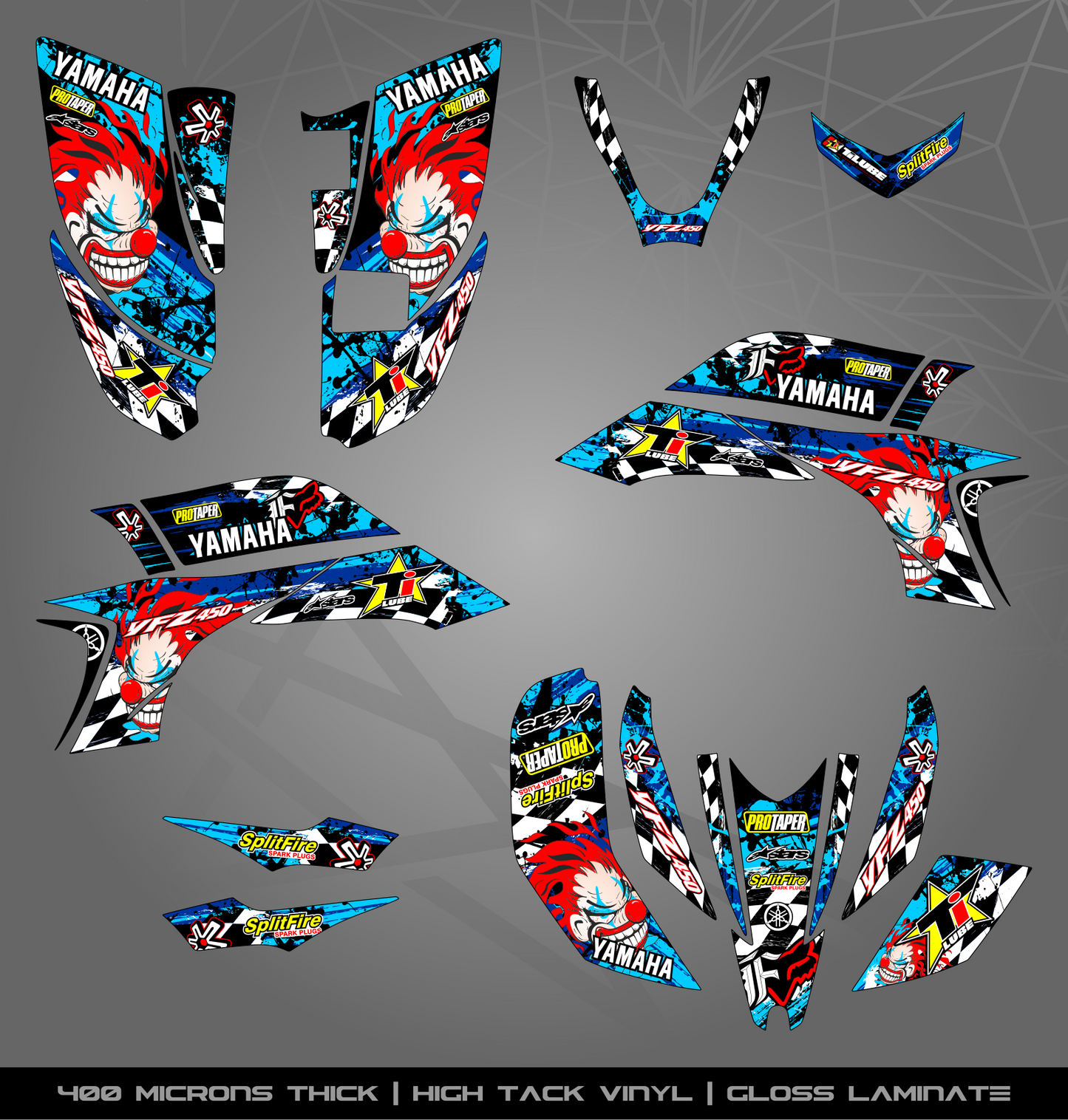 Full Sticker Kit for Yamaha YFZ 450 (2003-2008)
