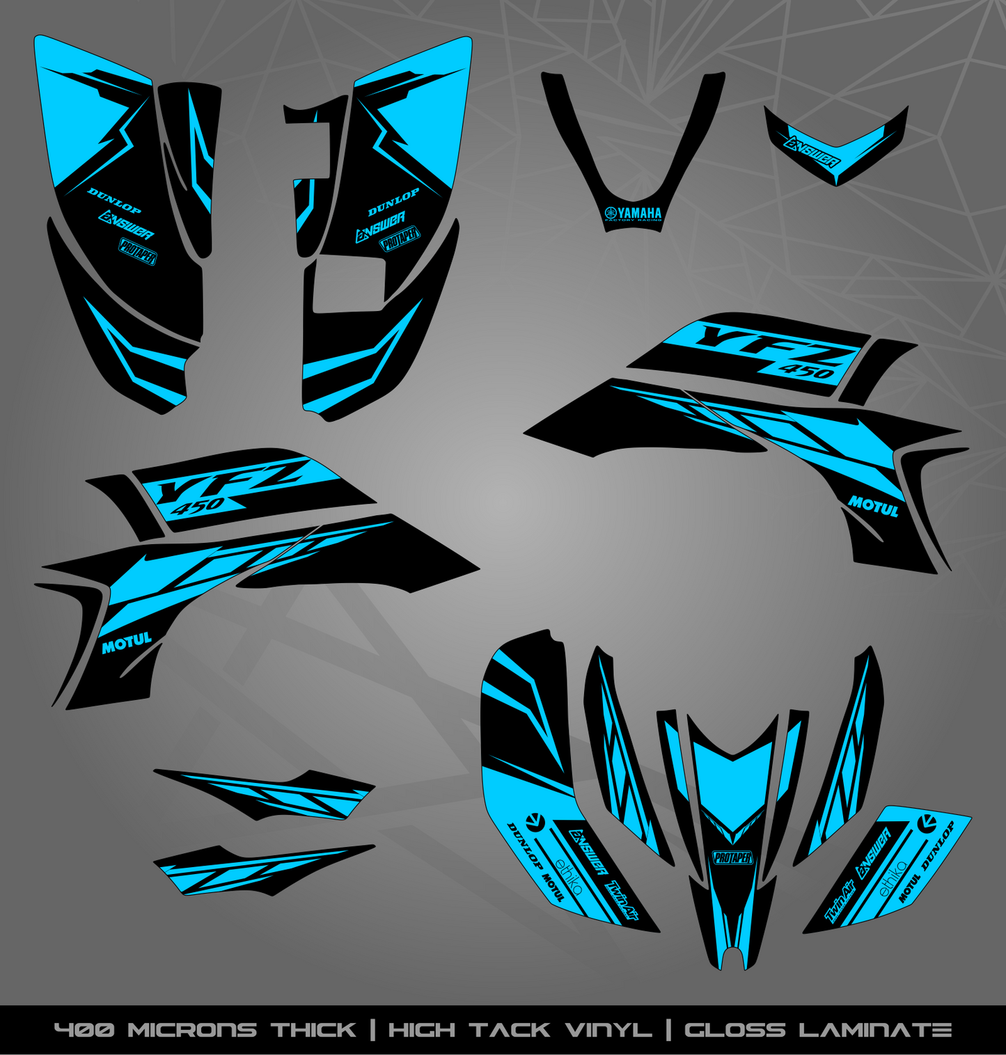 Full Sticker Kit for Yamaha YFZ 450 (2003-2008)