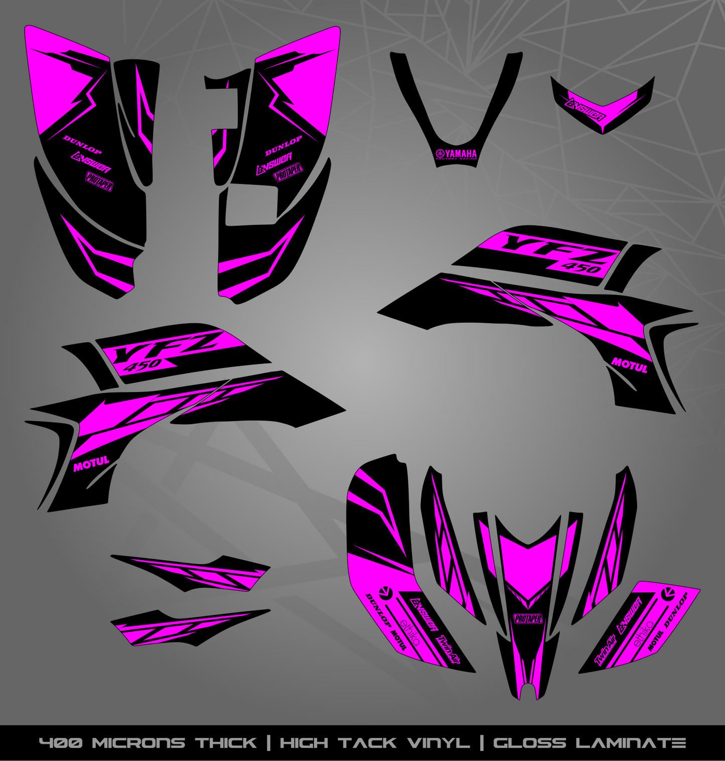 Full Sticker Kit for Yamaha YFZ 450 (2003-2008)