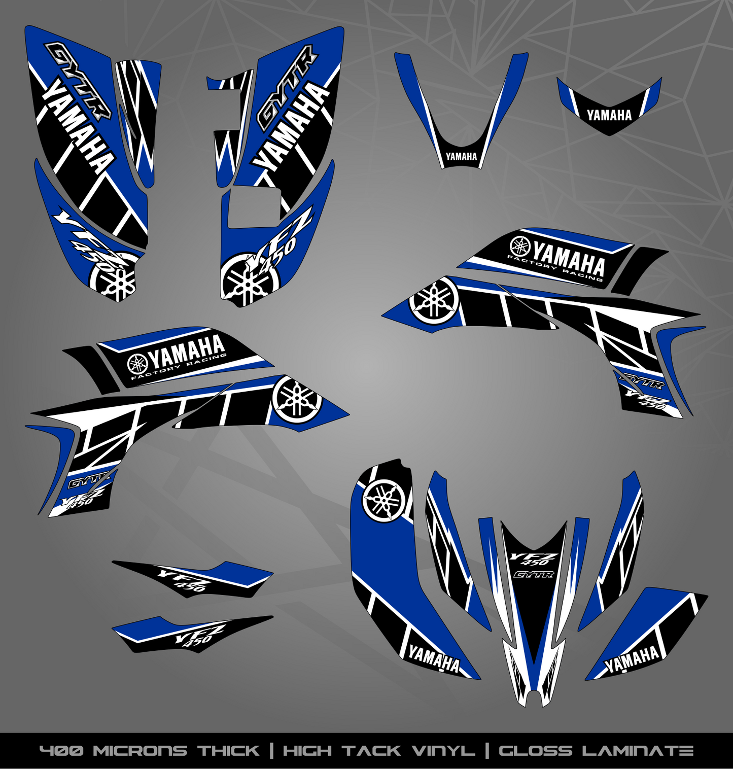Full Sticker Kit for Yamaha YFZ 450 (2003-2008)