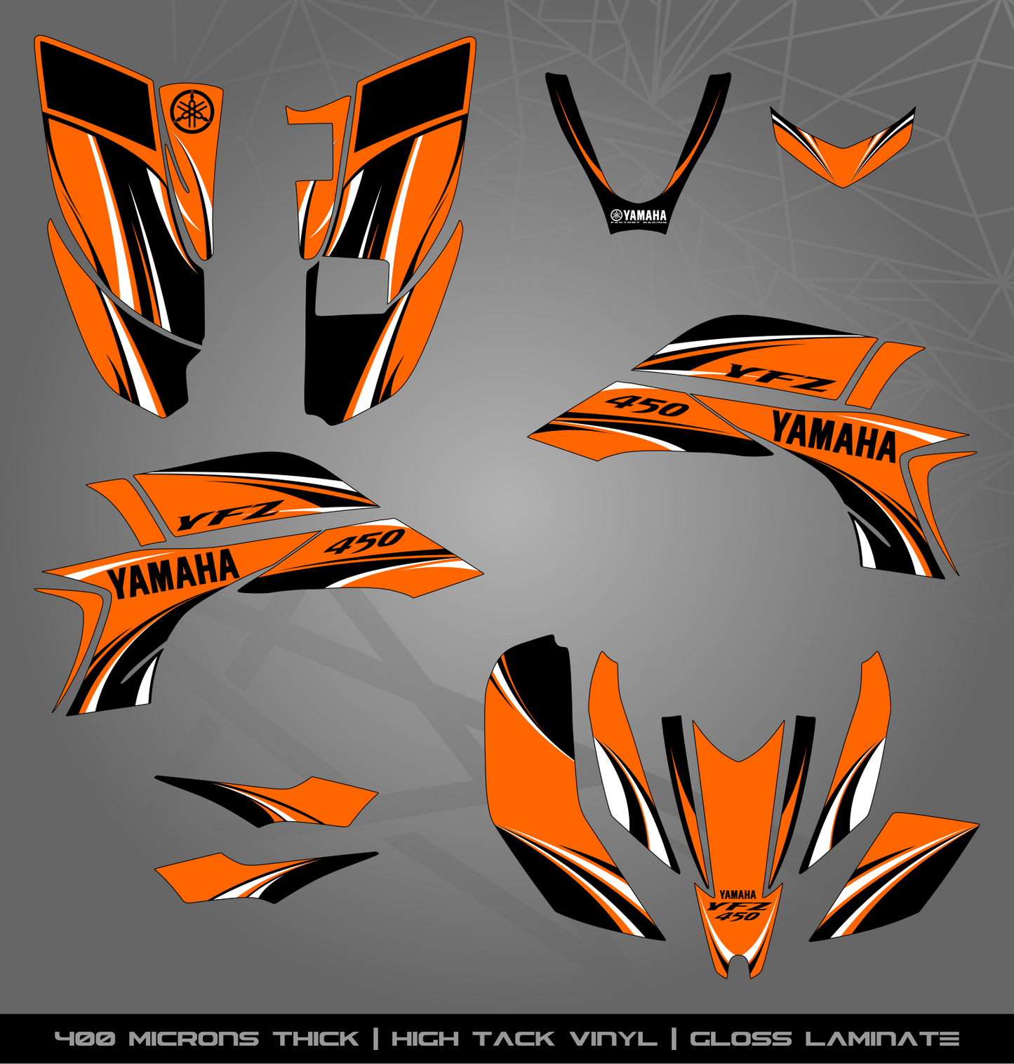 Full Sticker Kit for Yamaha YFZ 450 (2003-2008)